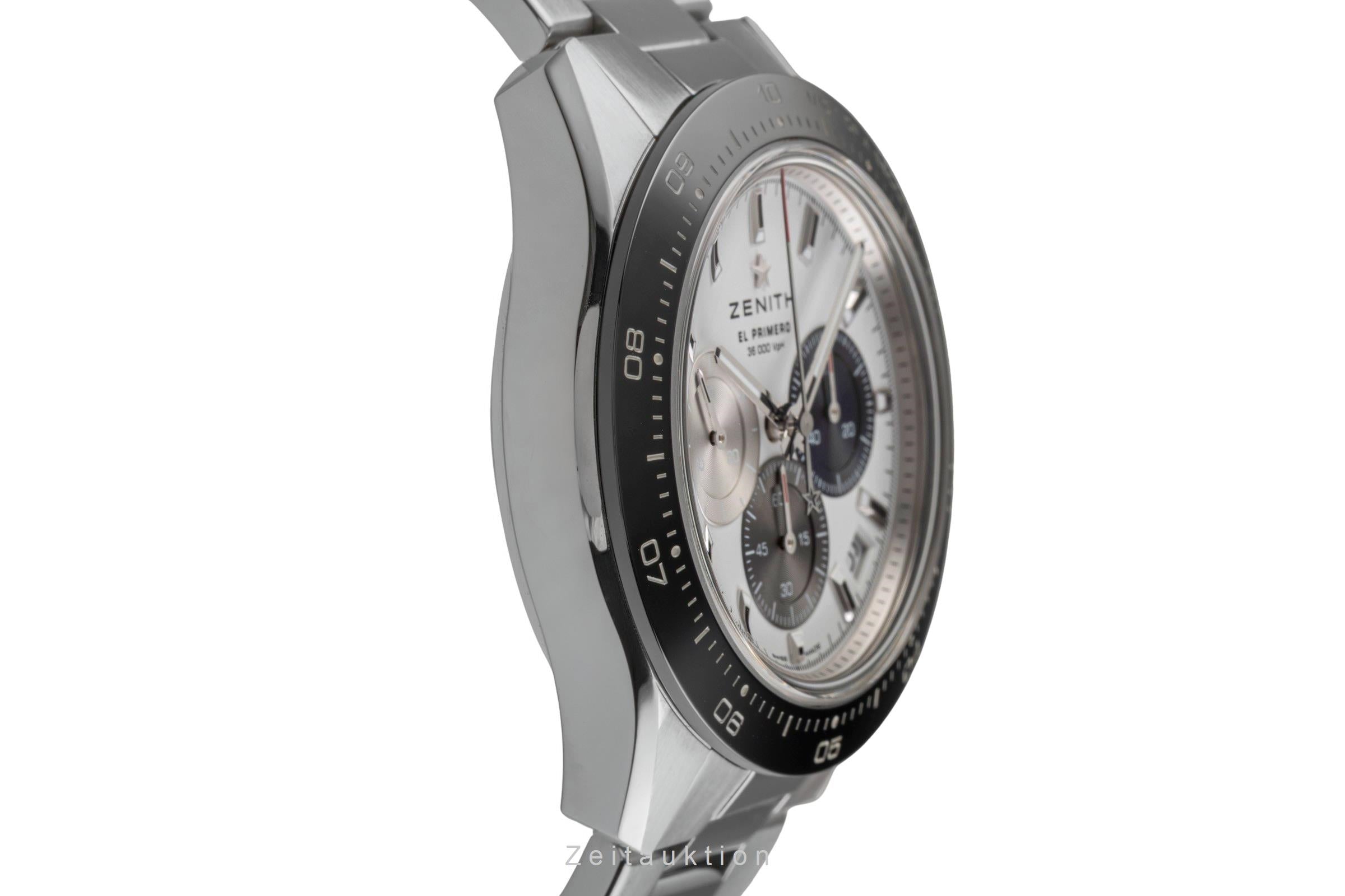 Zenith Chronomaster chronograph steel automatic Kal. 3600 Ref
