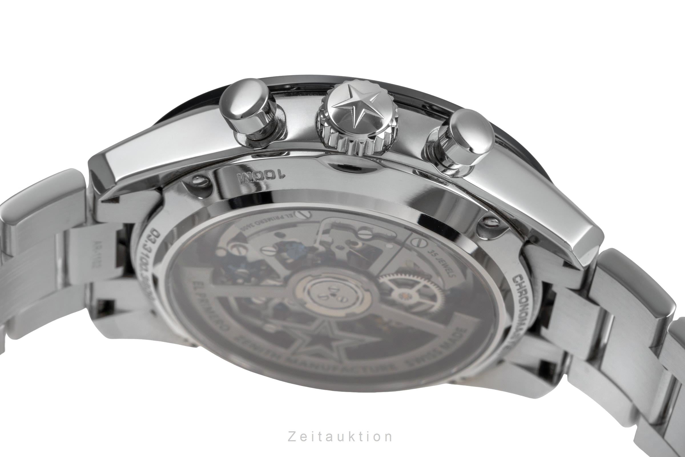 Zenith Chronomaster chronographe acier automatique montre pour hommes 03.3100.3600/69.M3100 LP: 12000EUR  [2504033]