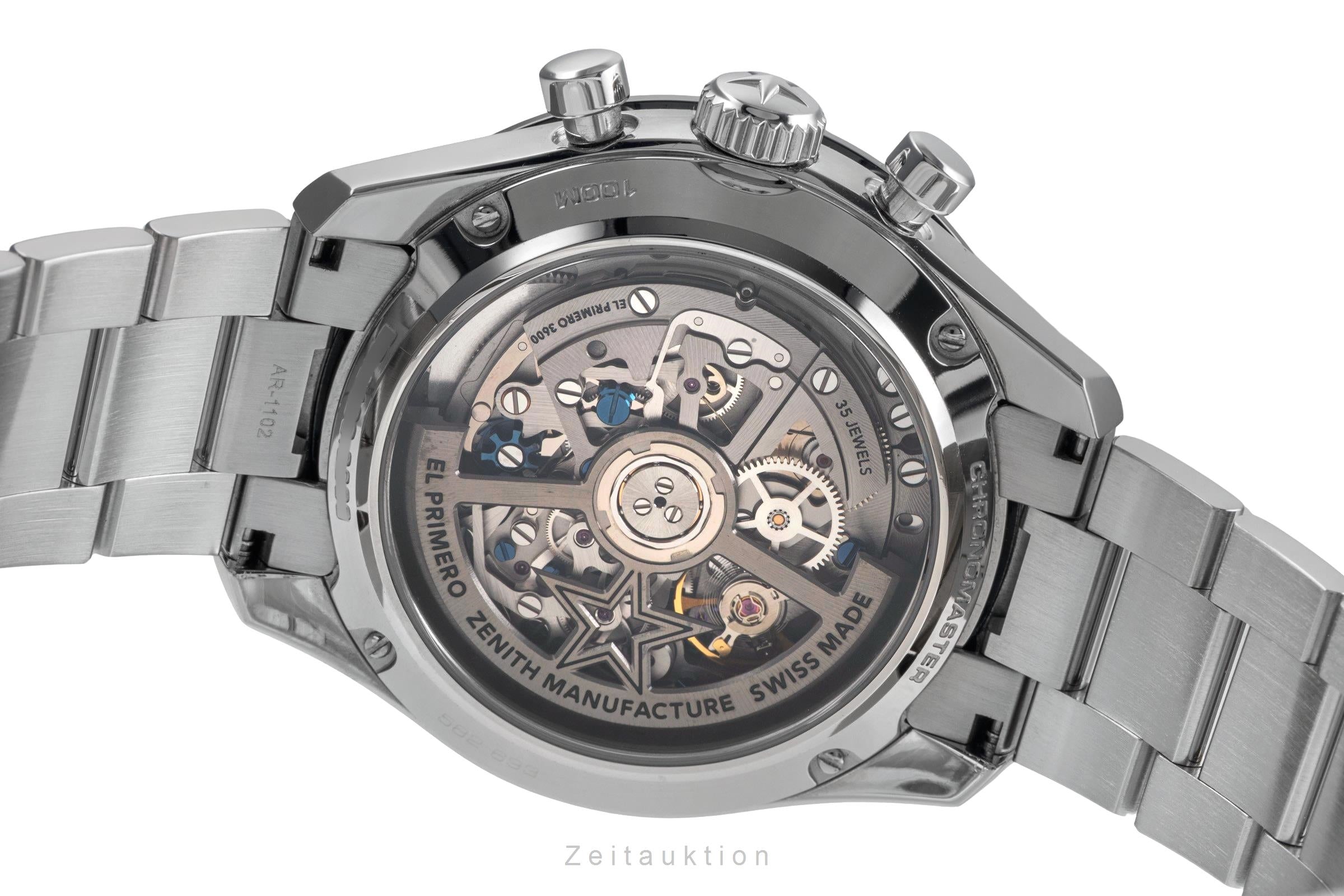 Zenith Chronomaster chronographe acier automatique montre pour hommes 03.3100.3600/69.M3100 LP: 12000EUR  [2504033]