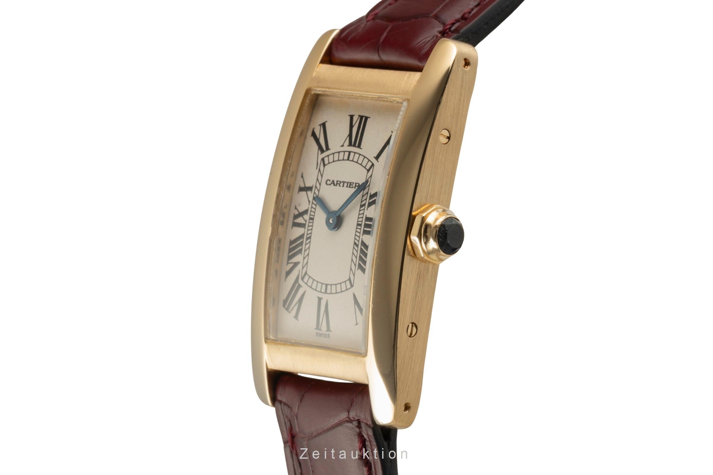Cartier Tank Américaine or 18 ct quartz montre pour femmes W2601556, 1710  [2504040]