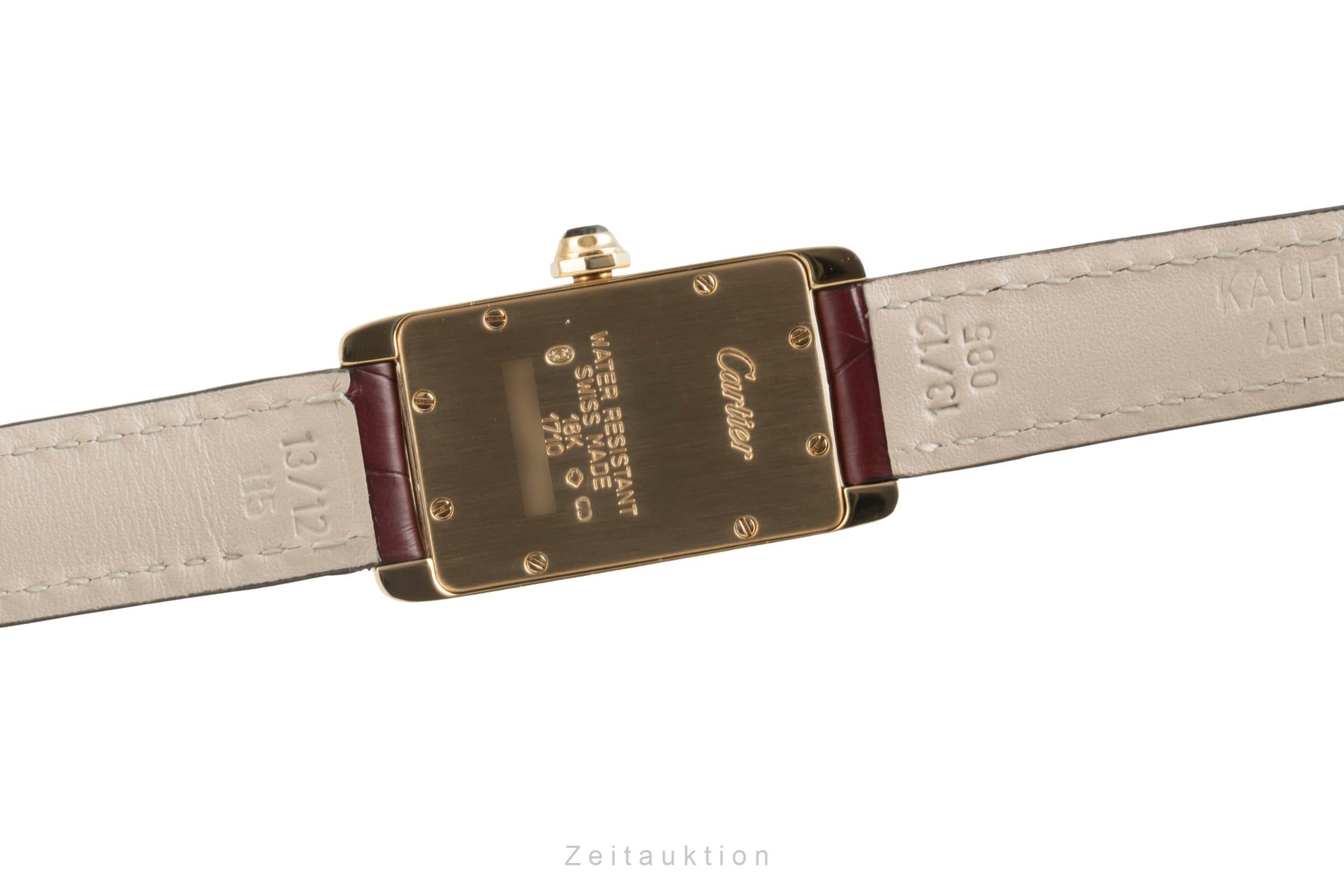 Cartier Tank Américaine or 18 ct quartz montre pour femmes W2601556, 1710  [2504040]