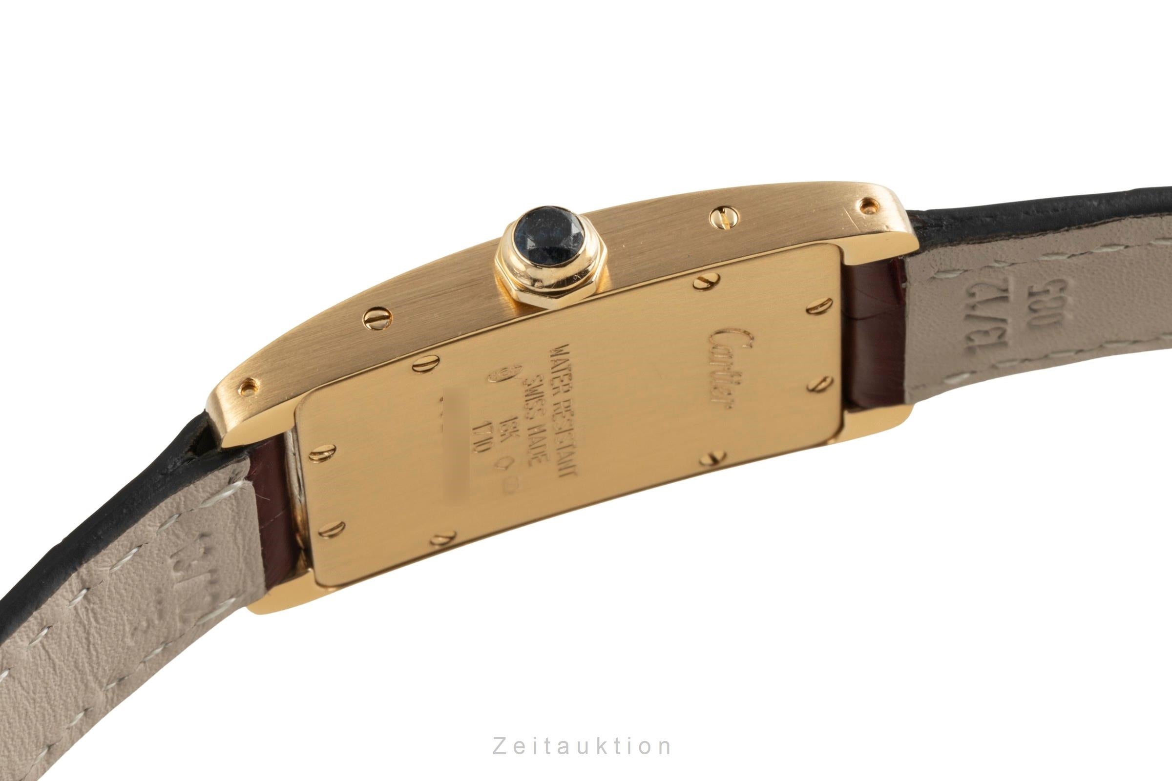 Cartier Tank Américaine or 18 ct quartz montre pour femmes W2601556, 1710  [2504040]