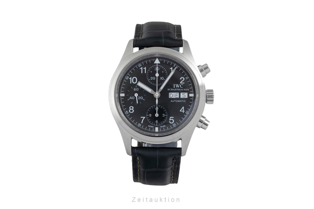 IWC Fliegerchronograph cronografo acciaio automatismo orologio da uomo IW370605  [2504043]