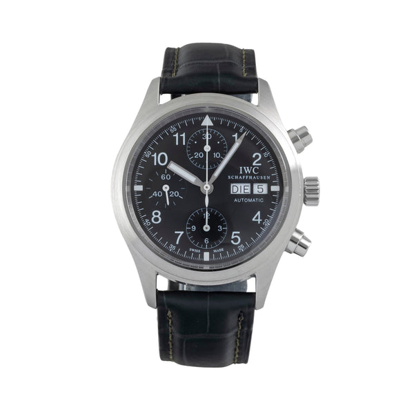 IWC Fliegerchronograph cronografo acciaio automatismo orologio da uomo IW370605  [2504043]