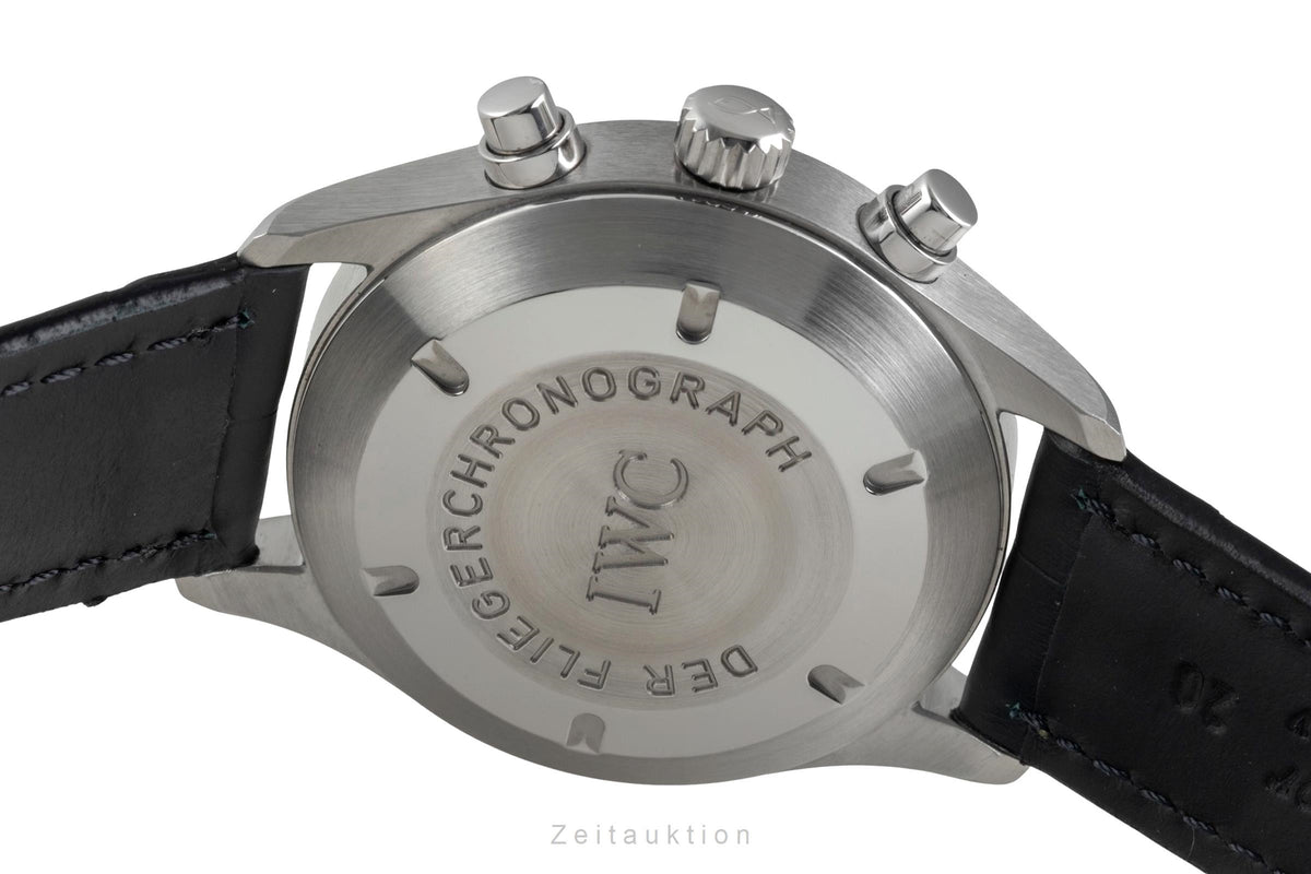 IWC Fliegerchronograph cronografo acciaio automatismo orologio da uomo IW370605  [2504043]
