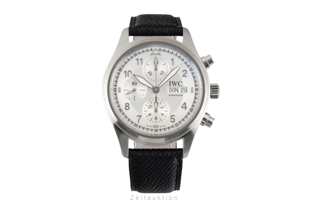 IWC Fliegerchronograph cronógrafo acero automático reloj para caballeros IW371702  [2504044]