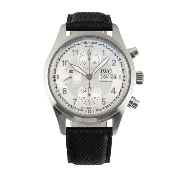 IWC Fliegerchronograph cronógrafo acero automático reloj para caballeros IW371702  [2504044]