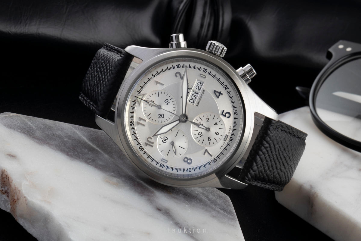 IWC Fliegerchronograph cronógrafo acero automático reloj para caballeros IW371702  [2504044]