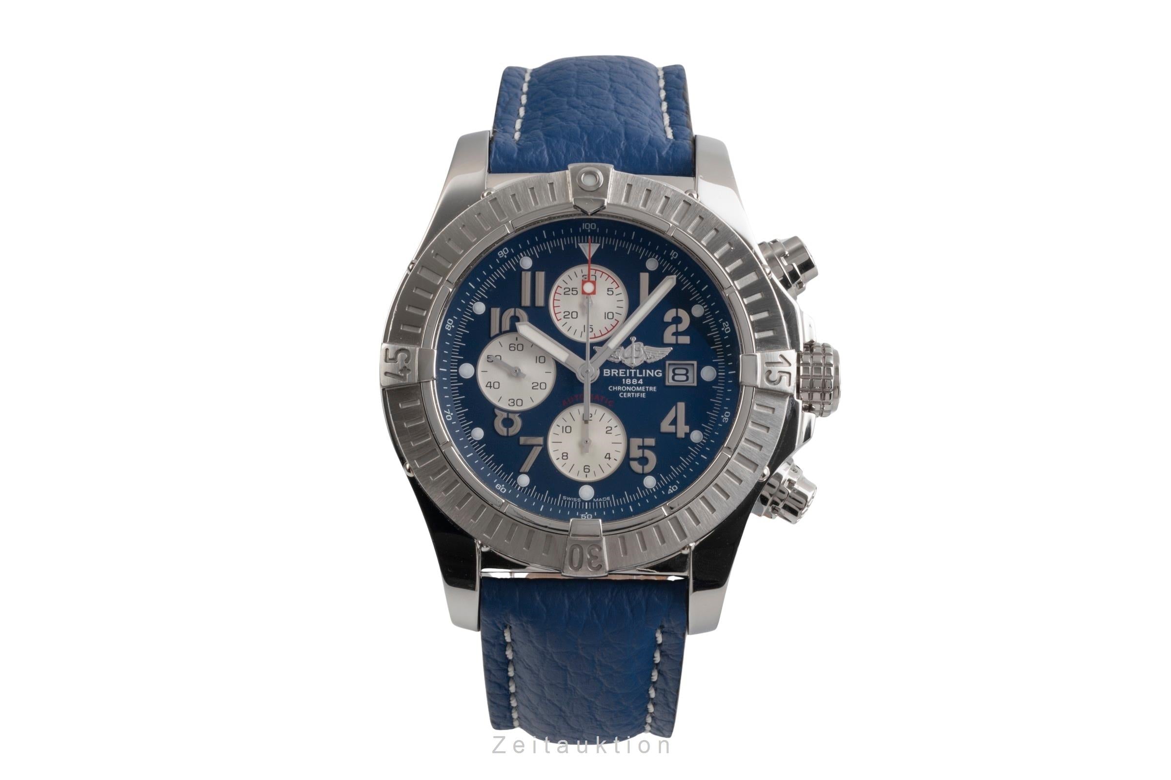 Breitling Super Avenger chronographe acier automatique montre pour hommes A13370  [2504047]