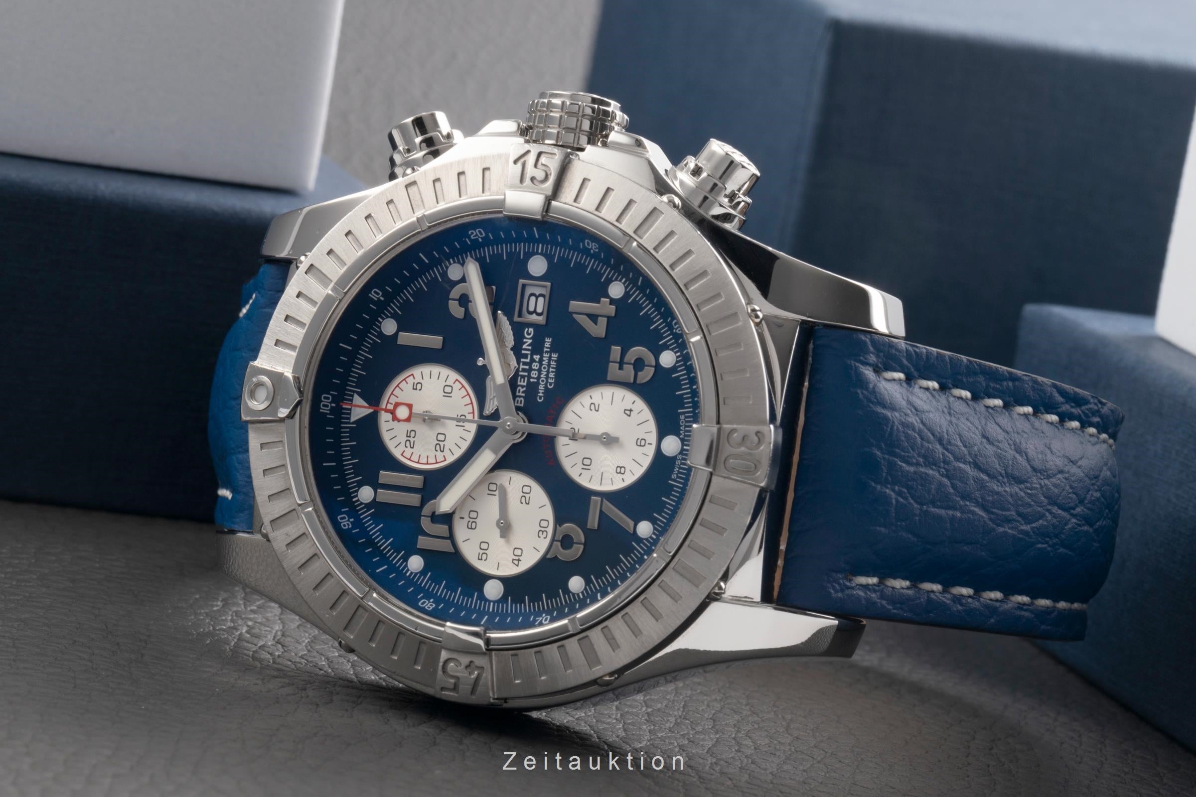 Breitling Super Avenger chronographe acier automatique montre pour hommes A13370  [2504047]