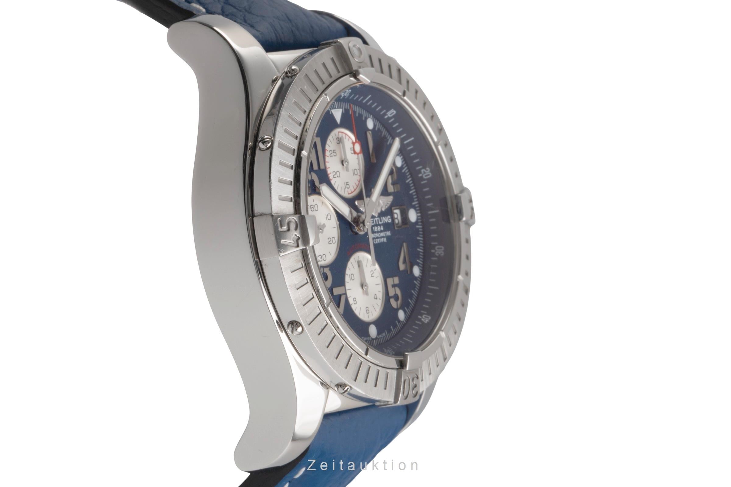 Breitling Super Avenger chronographe acier automatique montre pour hommes A13370  [2504047]