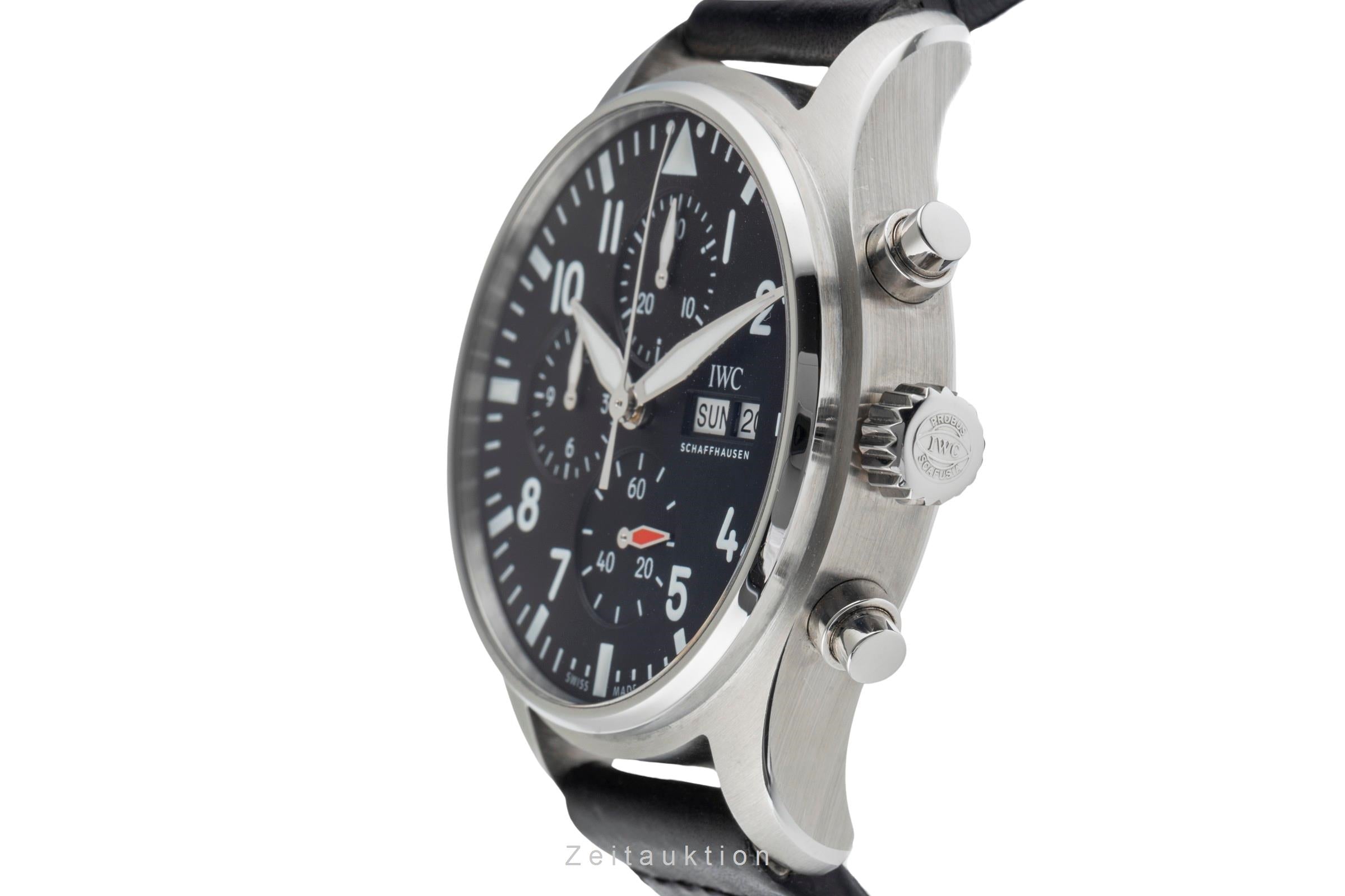 IWC Fliegerchronograph cronografo acciaio automatismo orologio da uomo IW378001 LP: 7800EUR  [2504049]