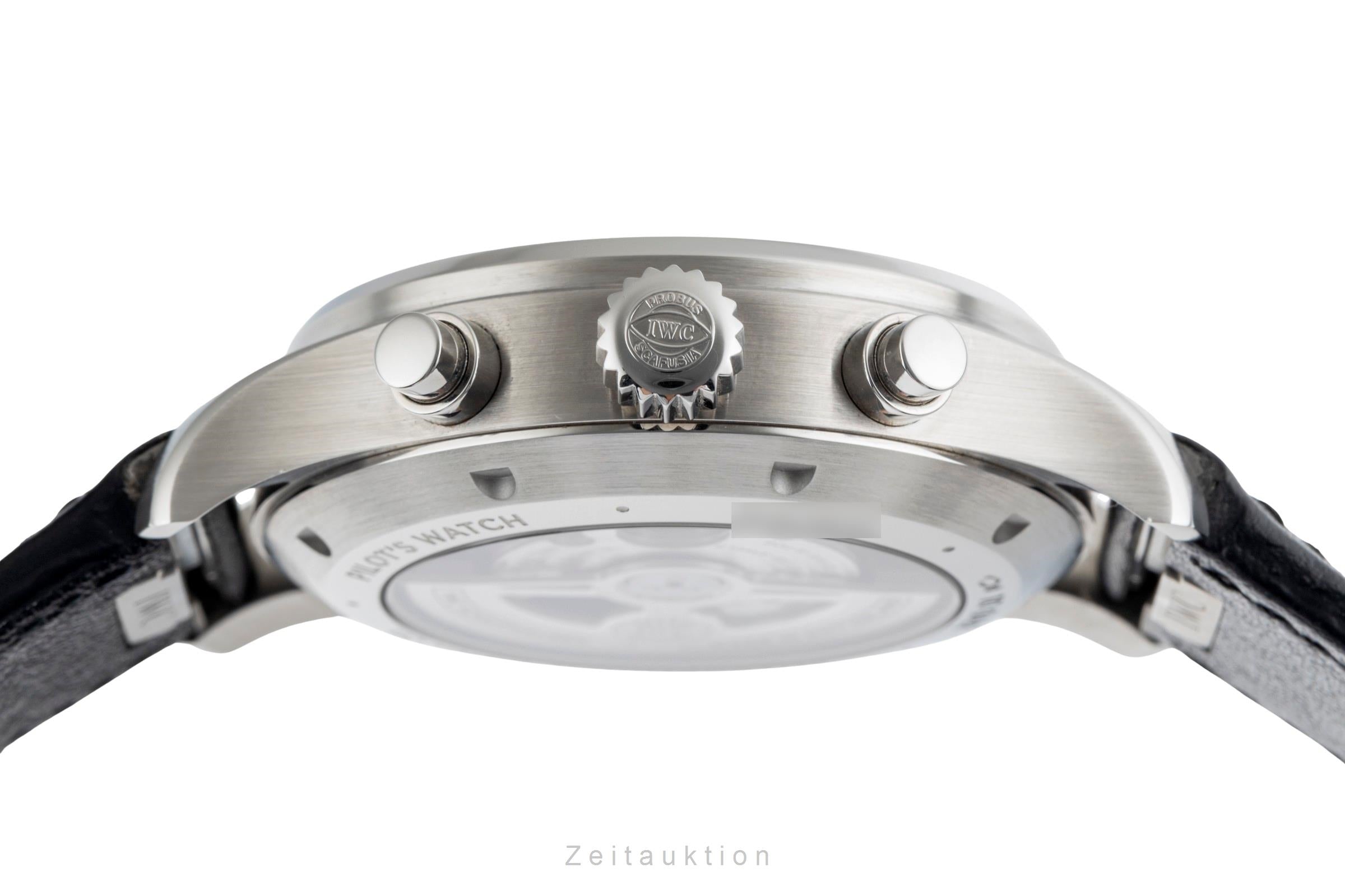 IWC Fliegerchronograph cronografo acciaio automatismo orologio da uomo IW378001 LP: 7800EUR  [2504049]