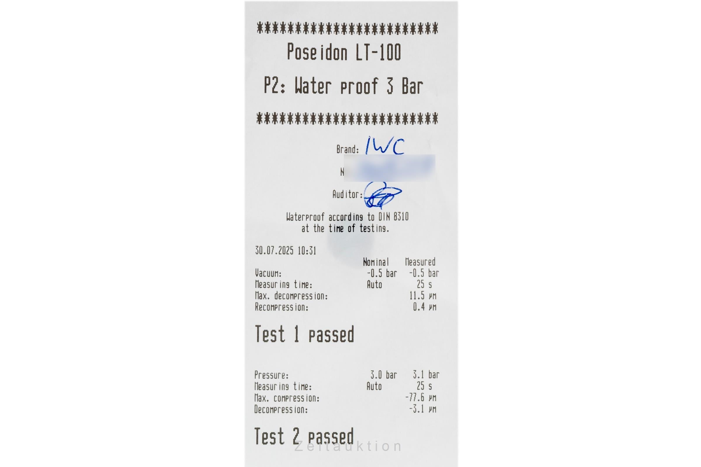 IWC Portugieser steel manual winding men's watch IW510202  [2504055]