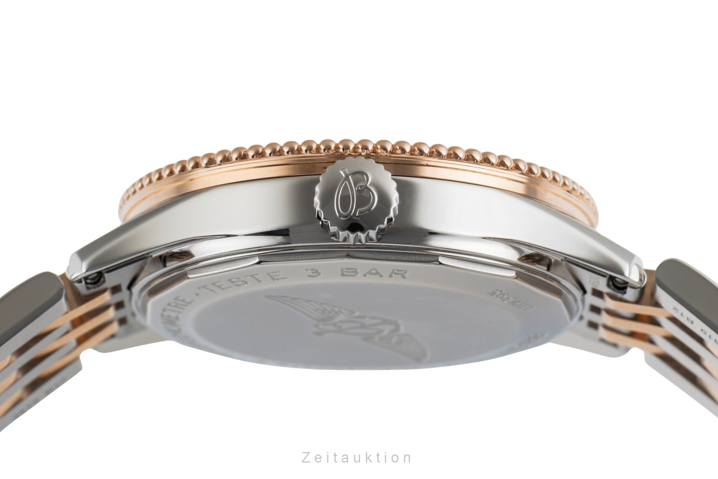 Breitling Navitimer Automatik Stahl Gold MOP Diamonds Ref. U17395211A1P1 B&P [2504056]