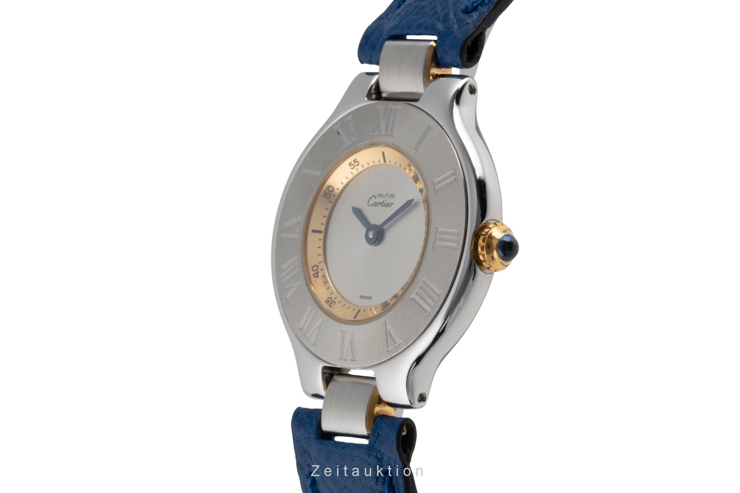Must de Cartier 21 Ladies Watch カルティエ Cartier Must De Cartier 21 steel quartz Kal. 90.06 Ref. W1007718