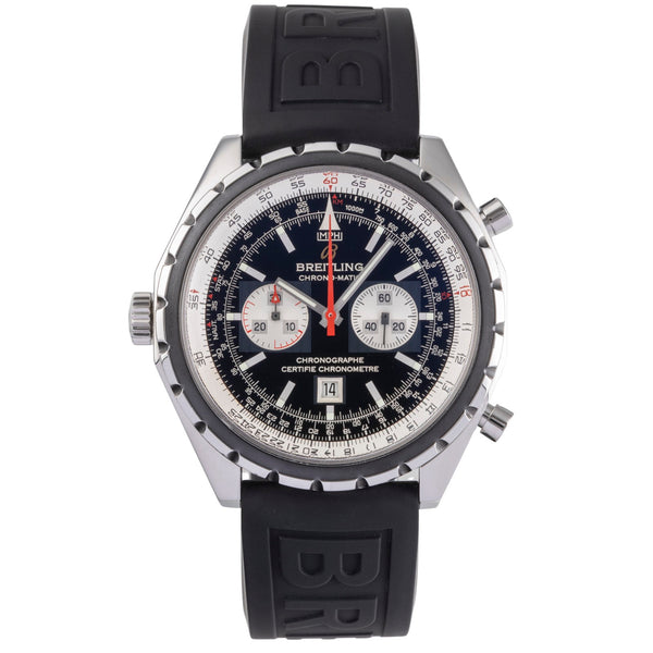Breitling Chrono-Matic chronographe acier automatique montre pour hommes A41360  [2504061]