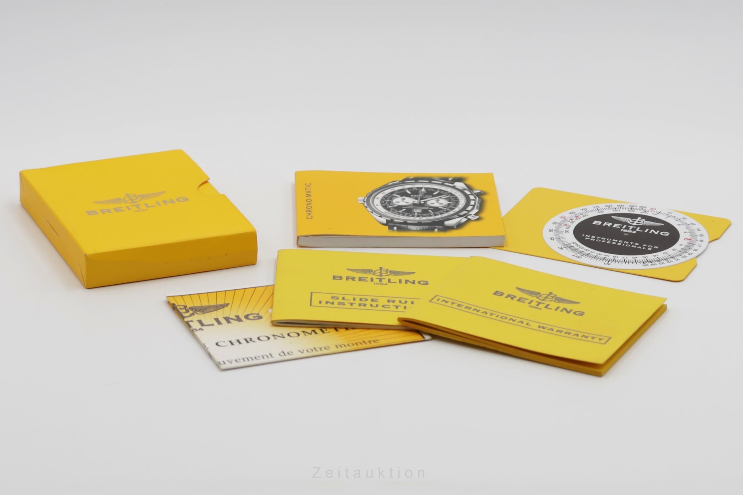 Breitling Chrono-Matic chronographe acier automatique montre pour hommes A41360  [2504061]