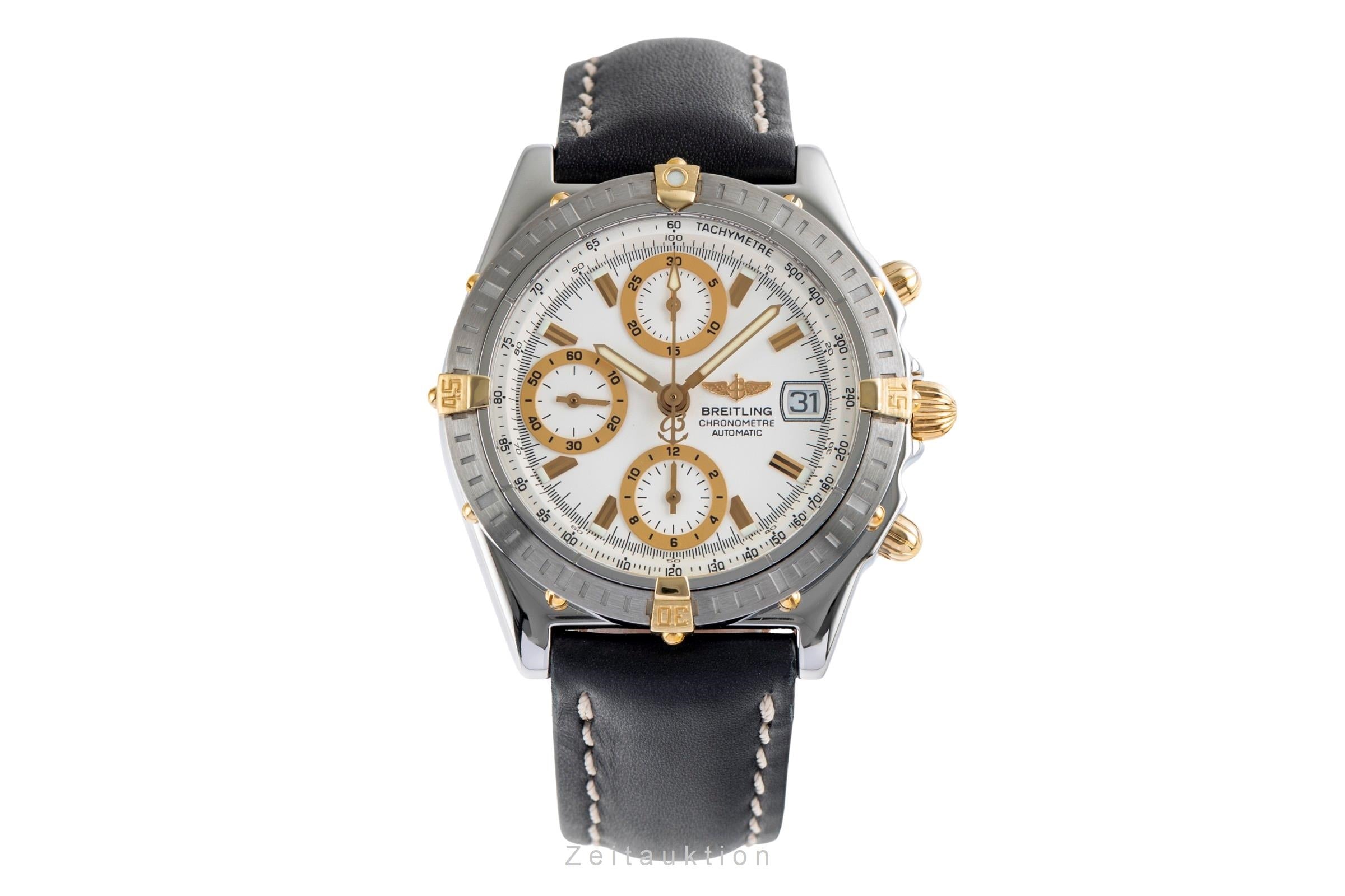 Breitling Chronomat chronograph steel / gold automatic men's watch B13352  [2504063]