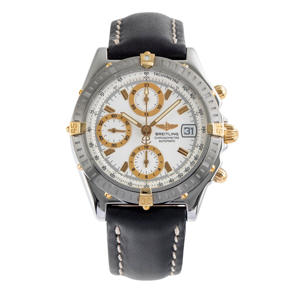 Breitling Chronomat chronograph steel / gold automatic men's watch B13352  [2504063]