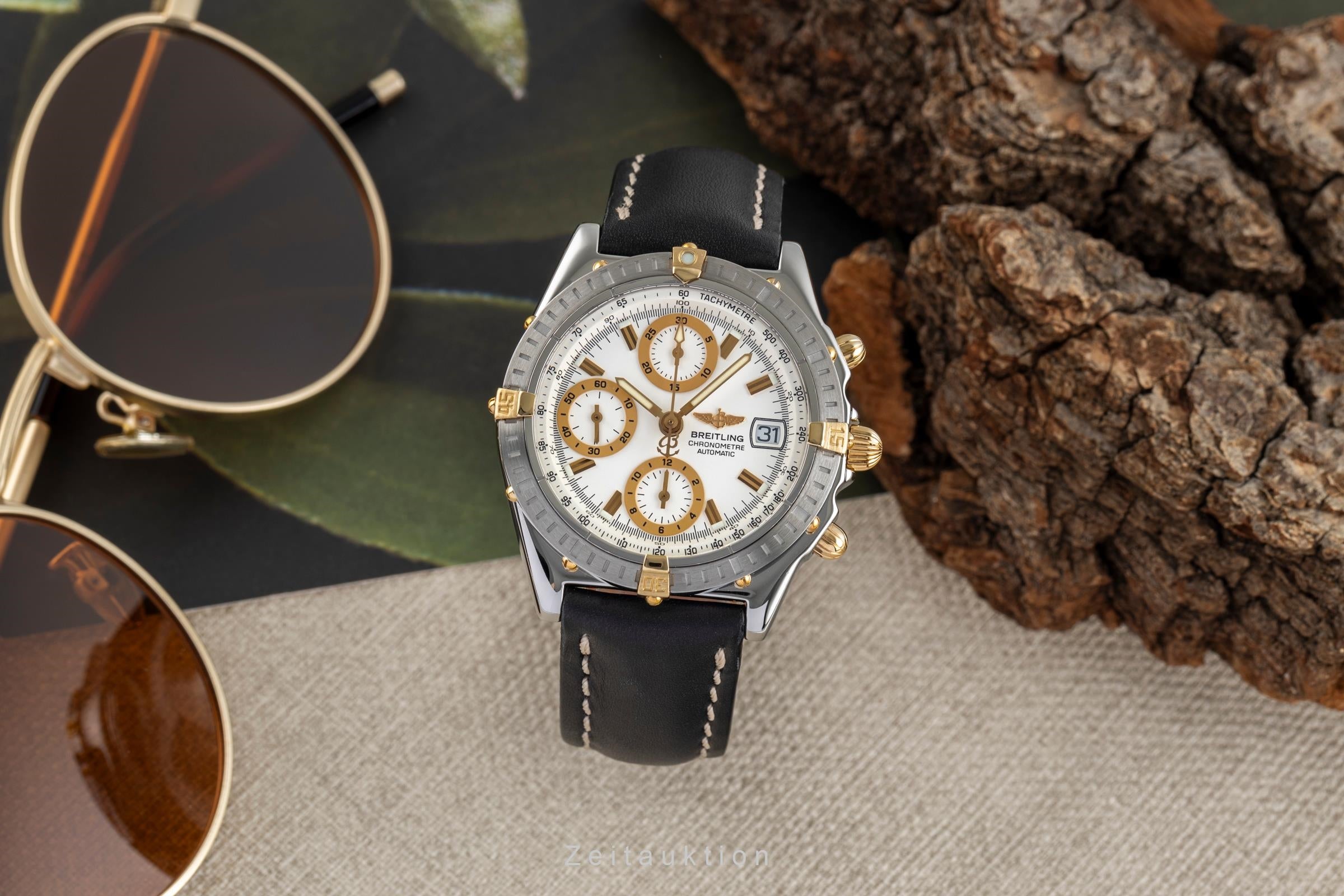 Breitling Chronomat chronograph steel / gold automatic men's watch B13352  [2504063]