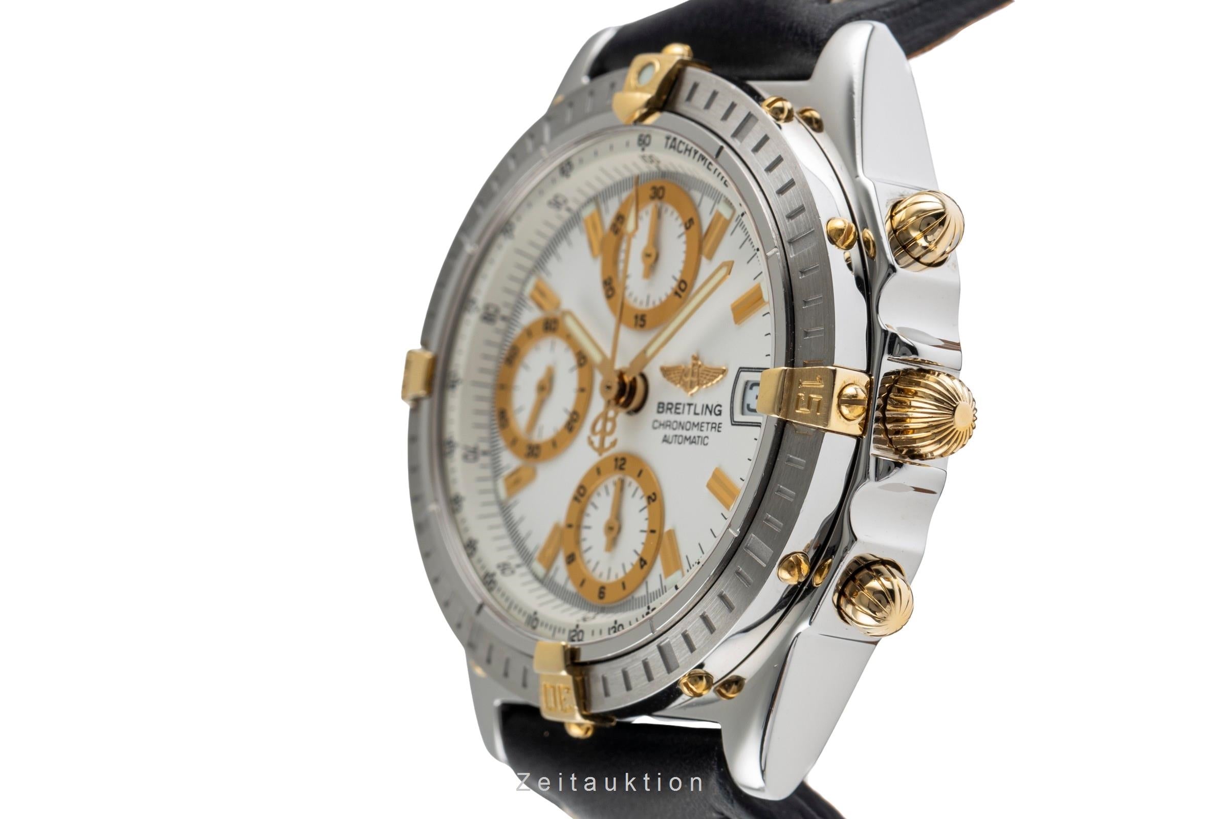 Breitling Chronomat chronograph steel / gold automatic men's watch B13352  [2504063]