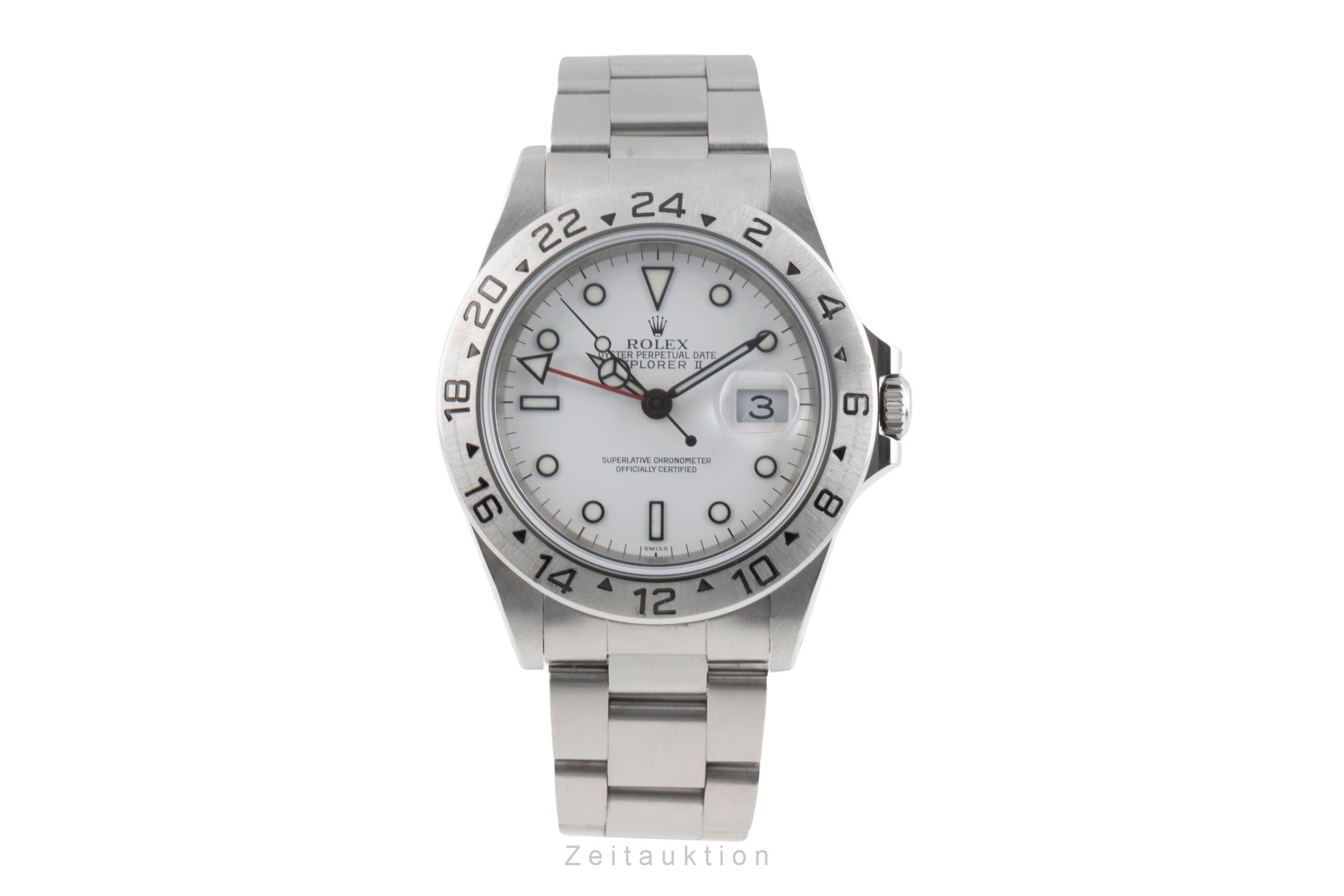 Rolex Explorer II acciaio automatismo orologio da uomo 16570  [2504064]