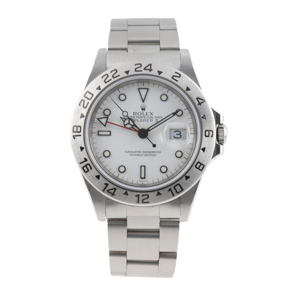 Rolex Explorer II acciaio automatismo orologio da uomo 16570  [2504064]