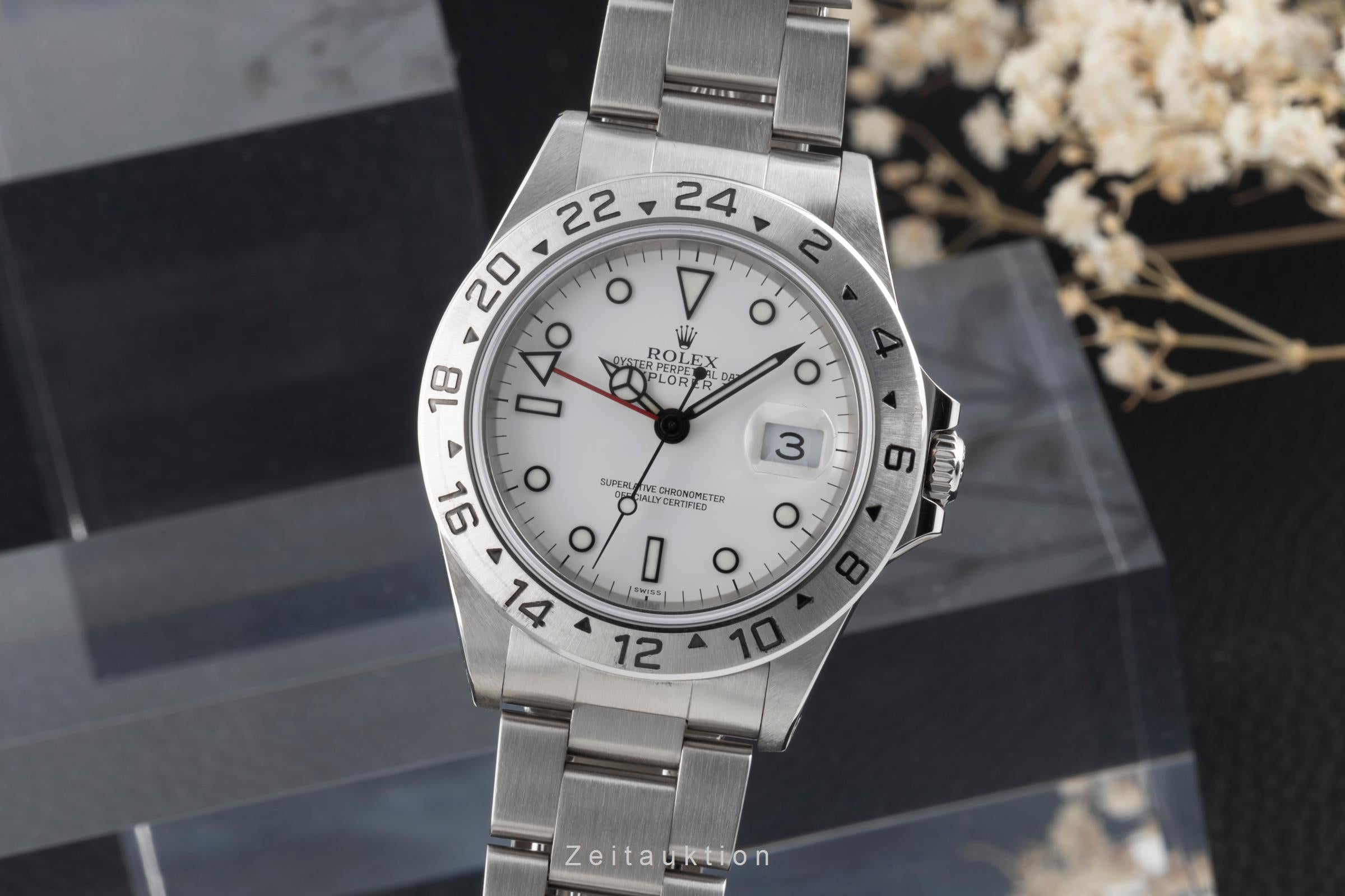Rolex Explorer II acciaio automatismo orologio da uomo 16570  [2504064]