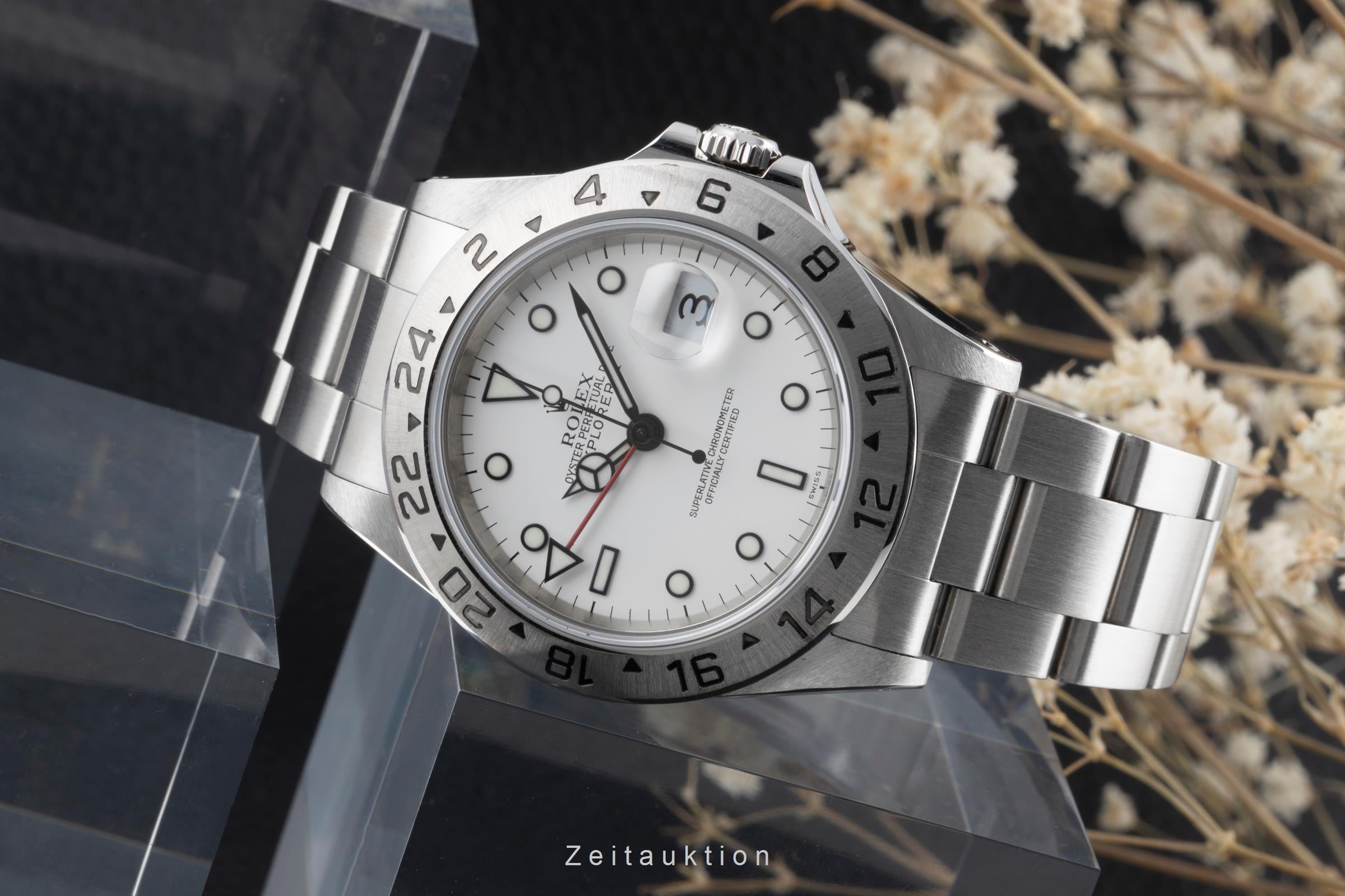 Rolex Explorer II acciaio automatismo orologio da uomo 16570  [2504064]
