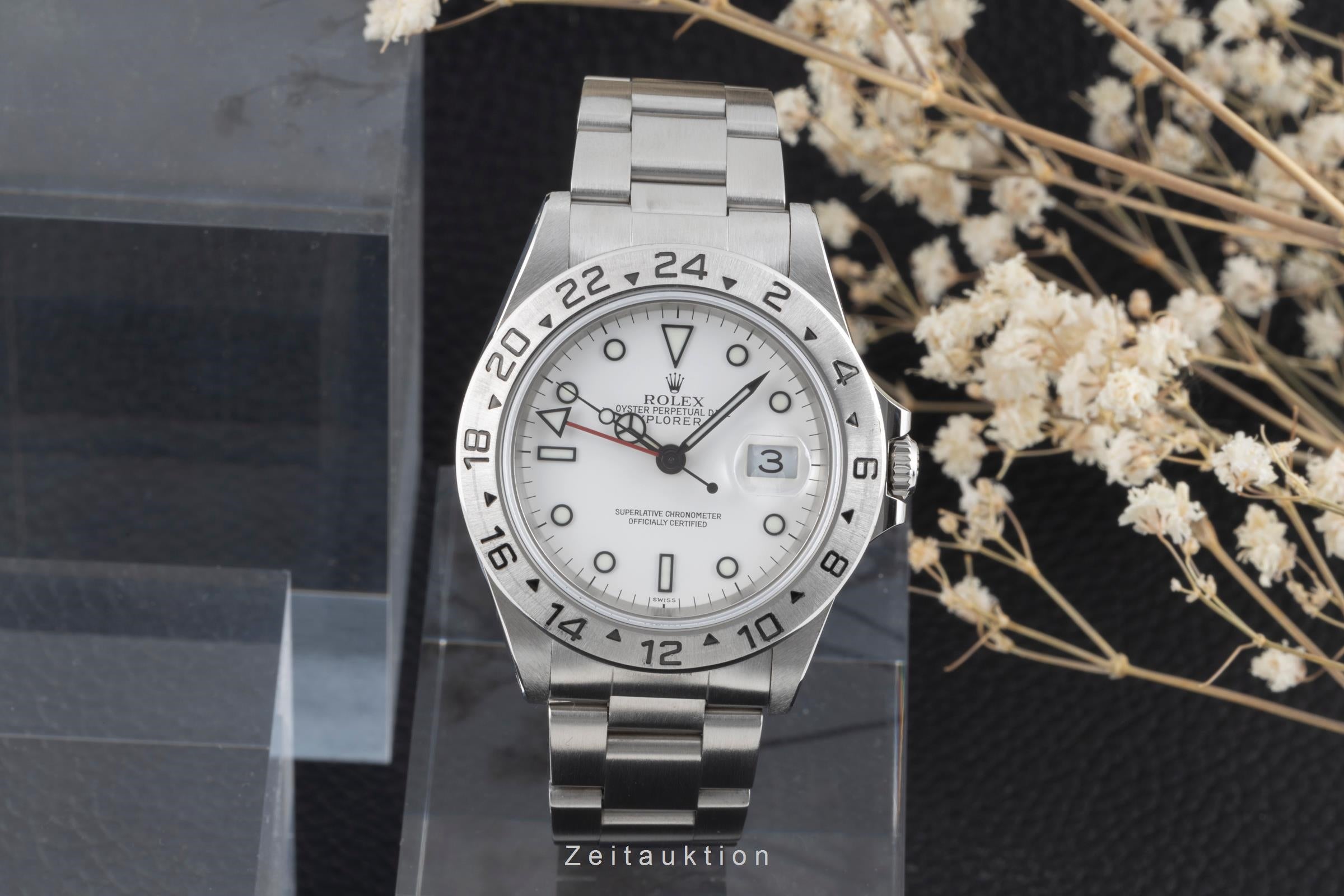 Rolex Explorer II acciaio automatismo orologio da uomo 16570  [2504064]
