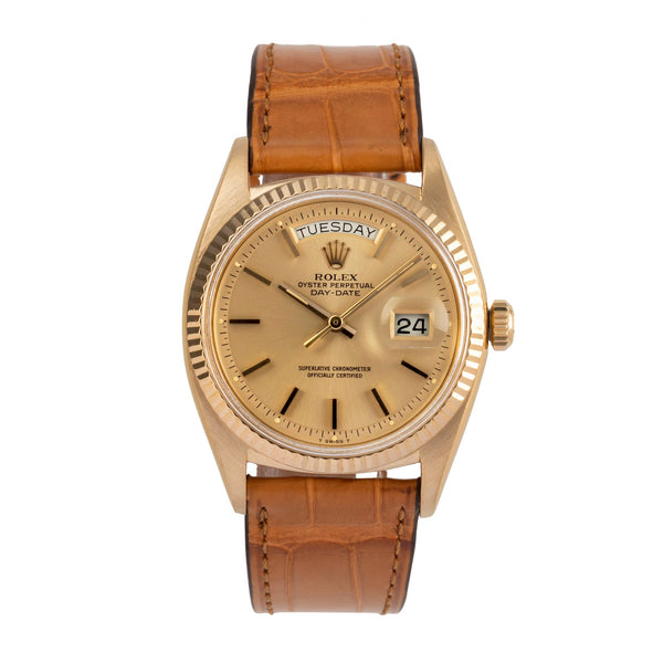 Rolex Day-Date 18 ct gold automatic men's watch 1803 Vintage  [2504066]