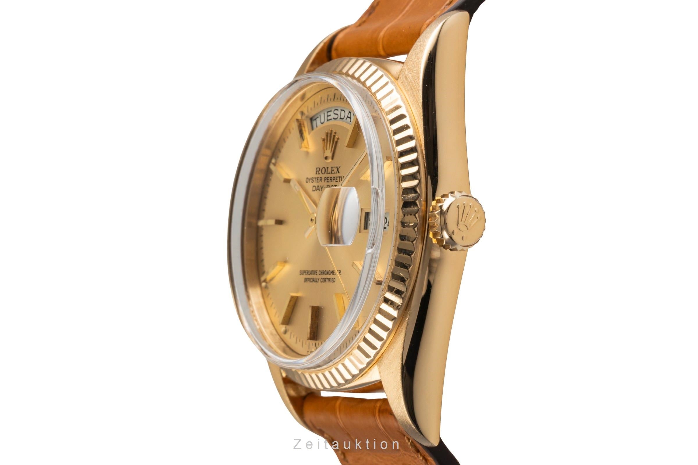 Rolex Day-Date 18 ct gold automatic men's watch 1803 Vintage  [2504066]