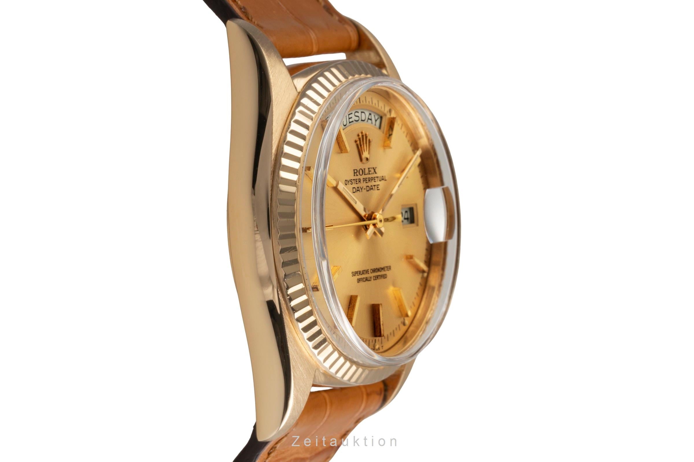 Rolex Day-Date 18 ct gold automatic men's watch 1803 Vintage  [2504066]