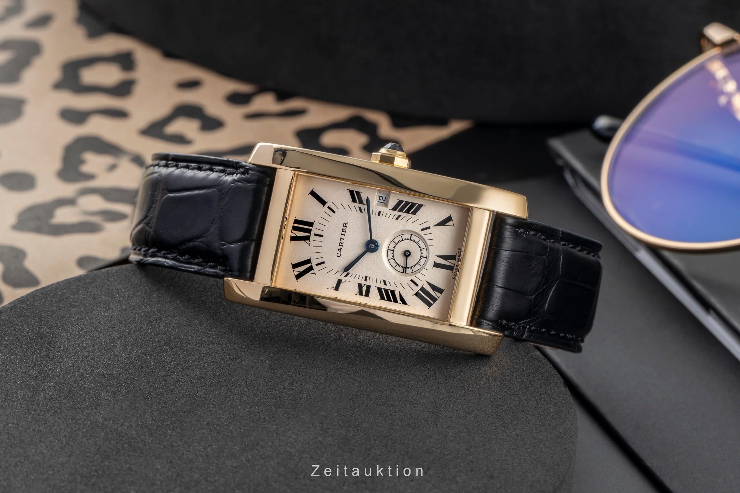 Cartier Tank Américaine oro 18 ct quarzo orologio da uomo W2600951, 8012905  [2504068]