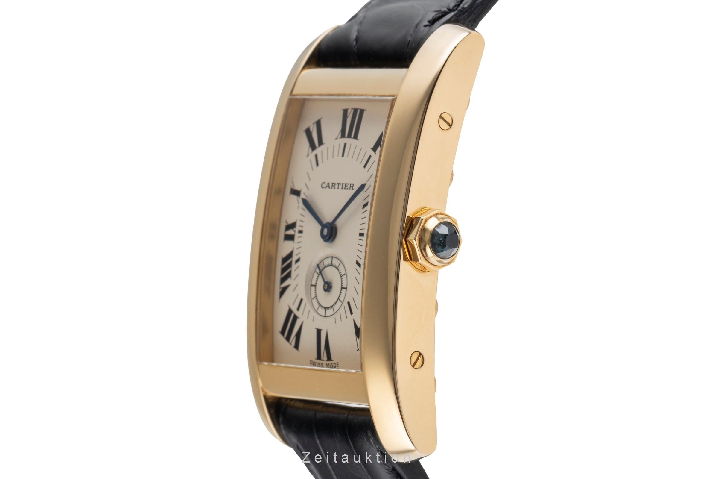 Cartier Tank Américaine oro 18 ct quarzo orologio da uomo W2600951, 8012905  [2504068]