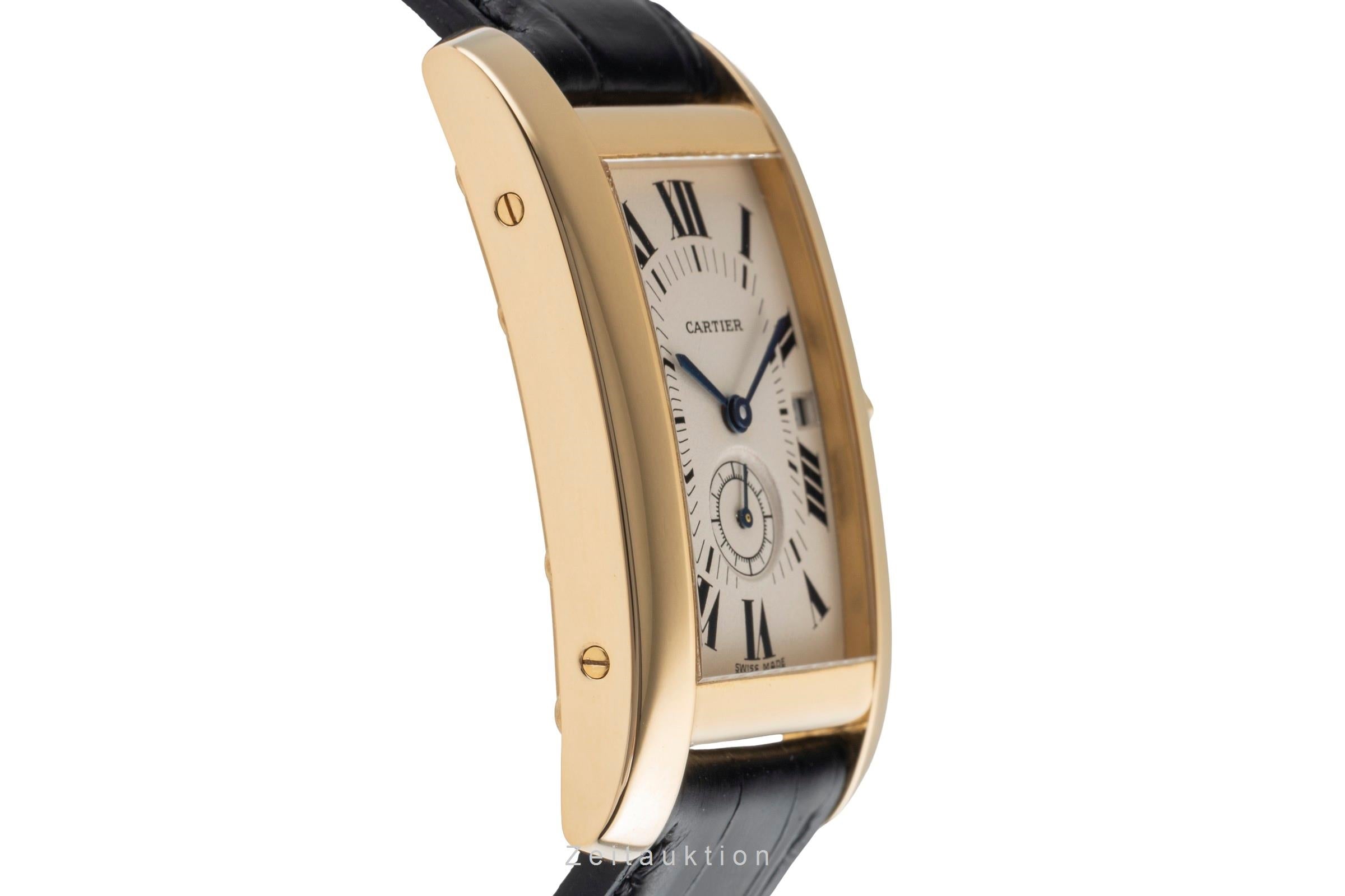 Cartier Tank Américaine oro 18 ct quarzo orologio da uomo W2600951, 8012905  [2504068]