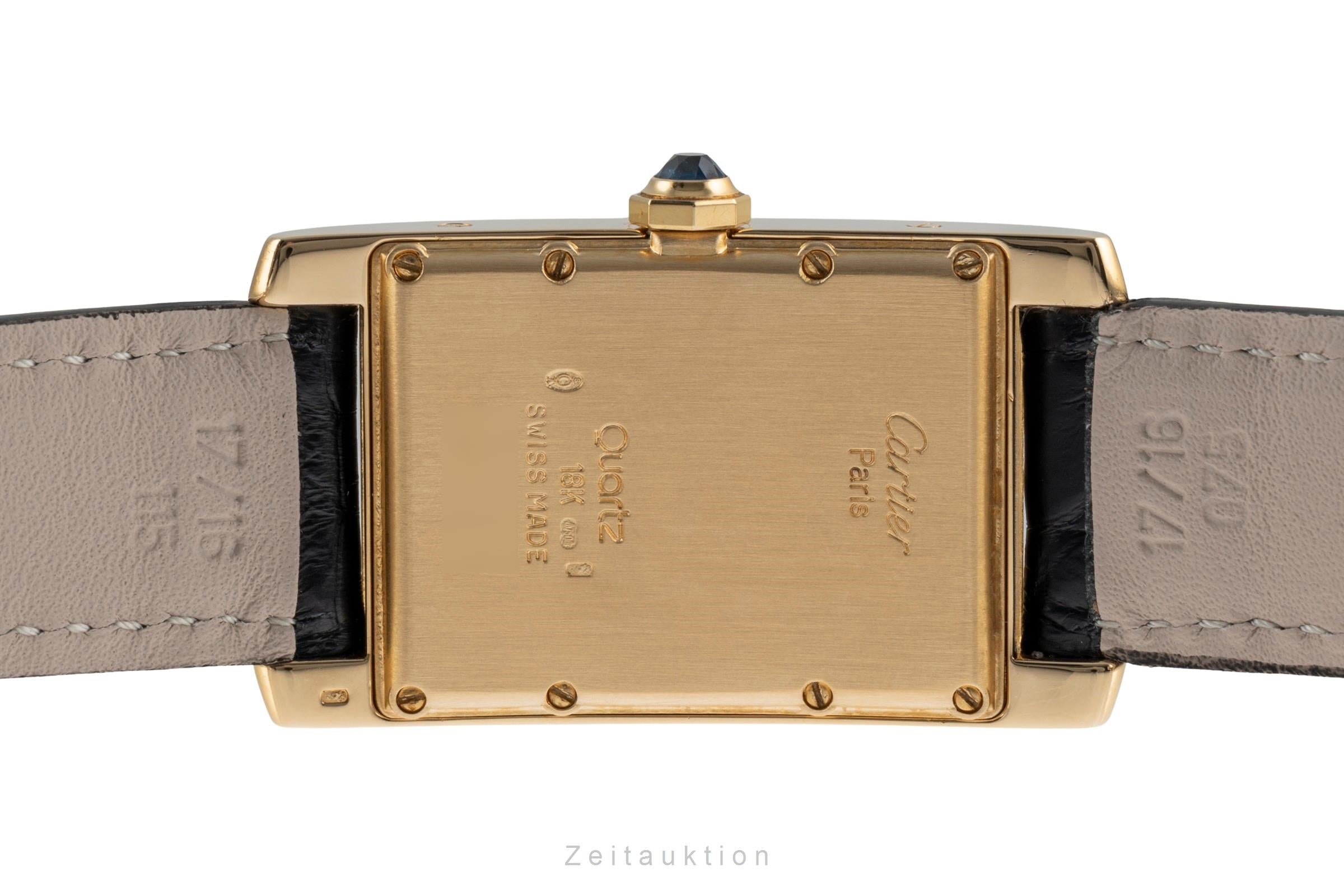 Cartier Tank Américaine oro 18 ct quarzo orologio da uomo W2600951, 8012905  [2504068]