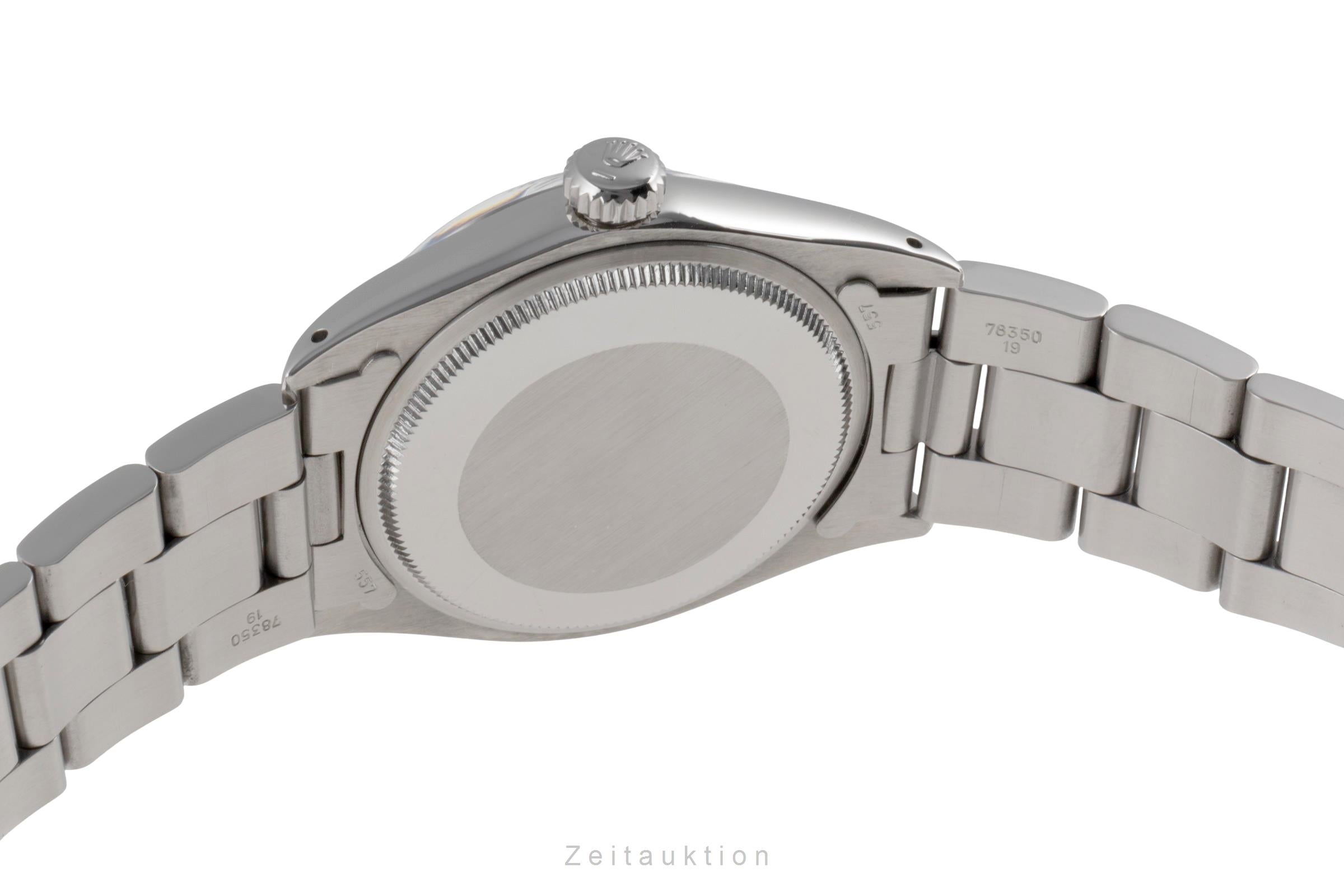 Rolex Date 34 White Dial Edelstahl Automatik Herrenuhr Ref. 1500 Klassiker [2504070]