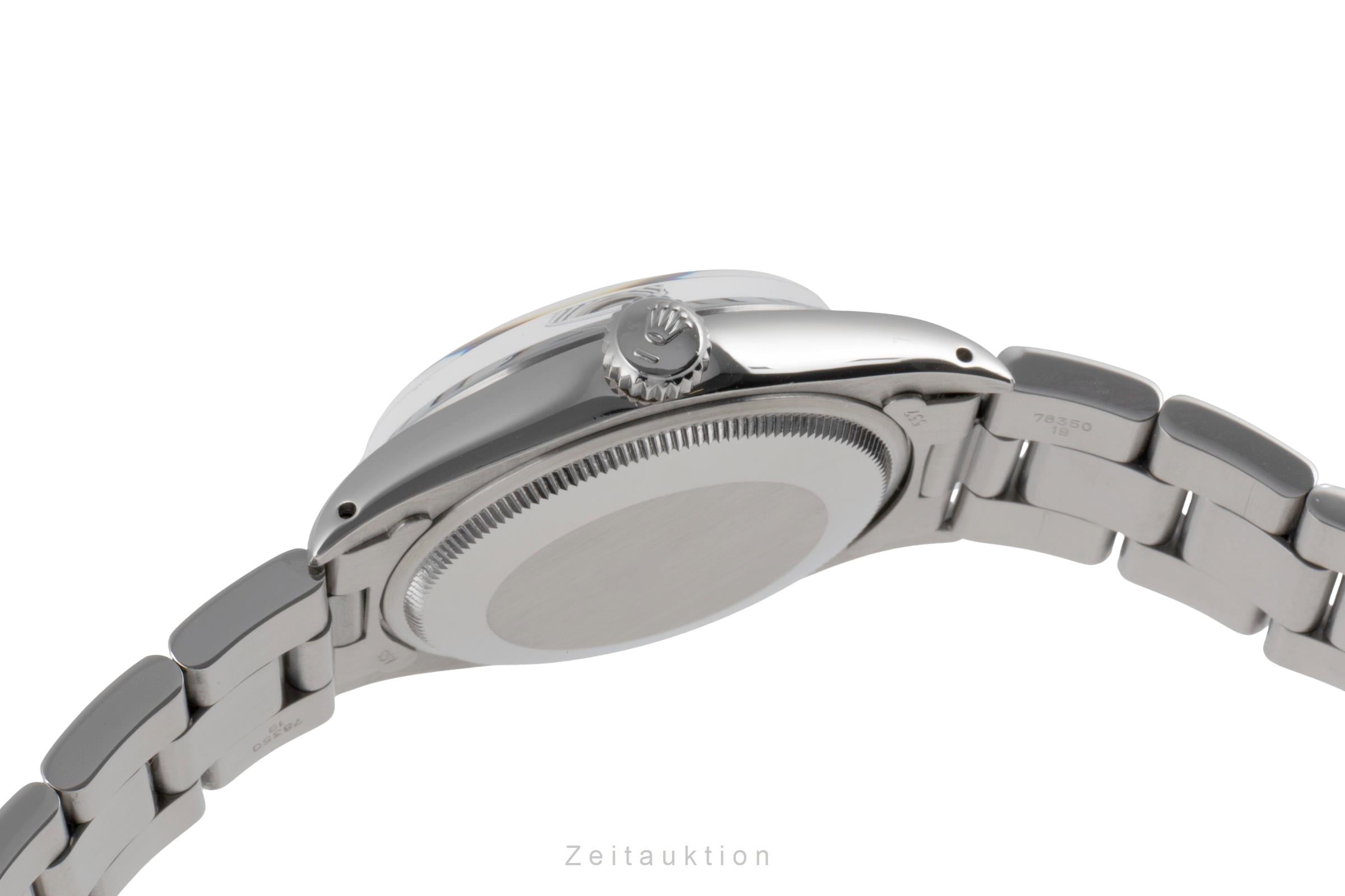Rolex Date 34 White Dial Edelstahl Automatik Herrenuhr Ref. 1500 Klassiker [2504070]
