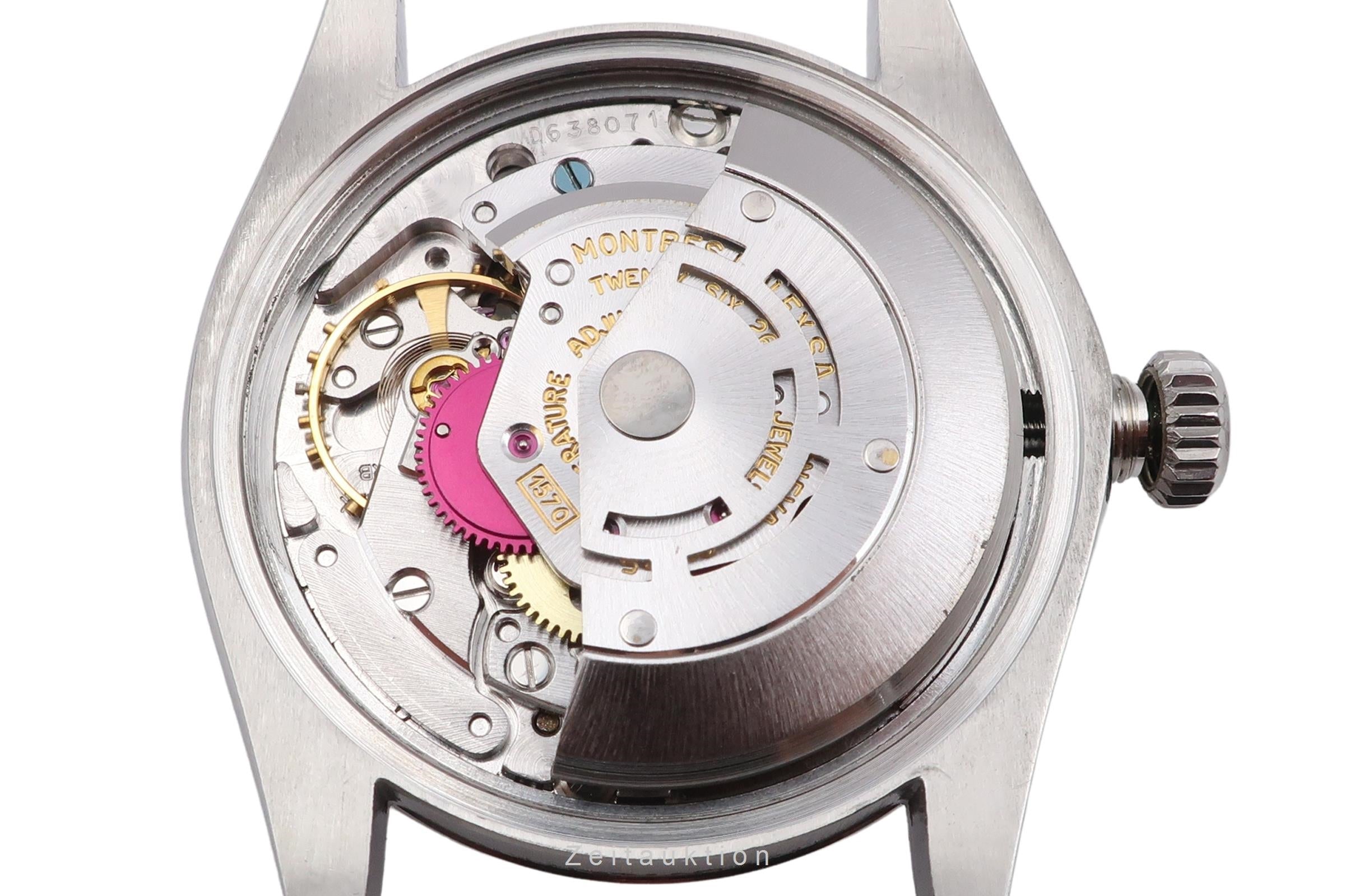 Rolex Date 34 White Dial Edelstahl Automatik Herrenuhr Ref. 1500 Klassiker [2504070]