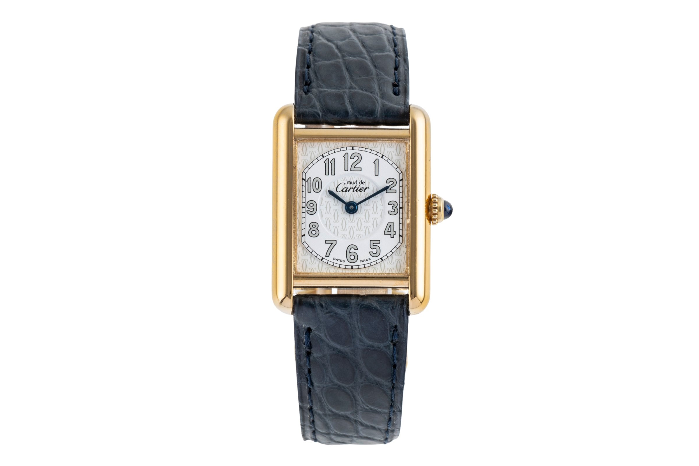 Cartier Tank argent doré quartz montre pour femmes W1013854  [2504077]