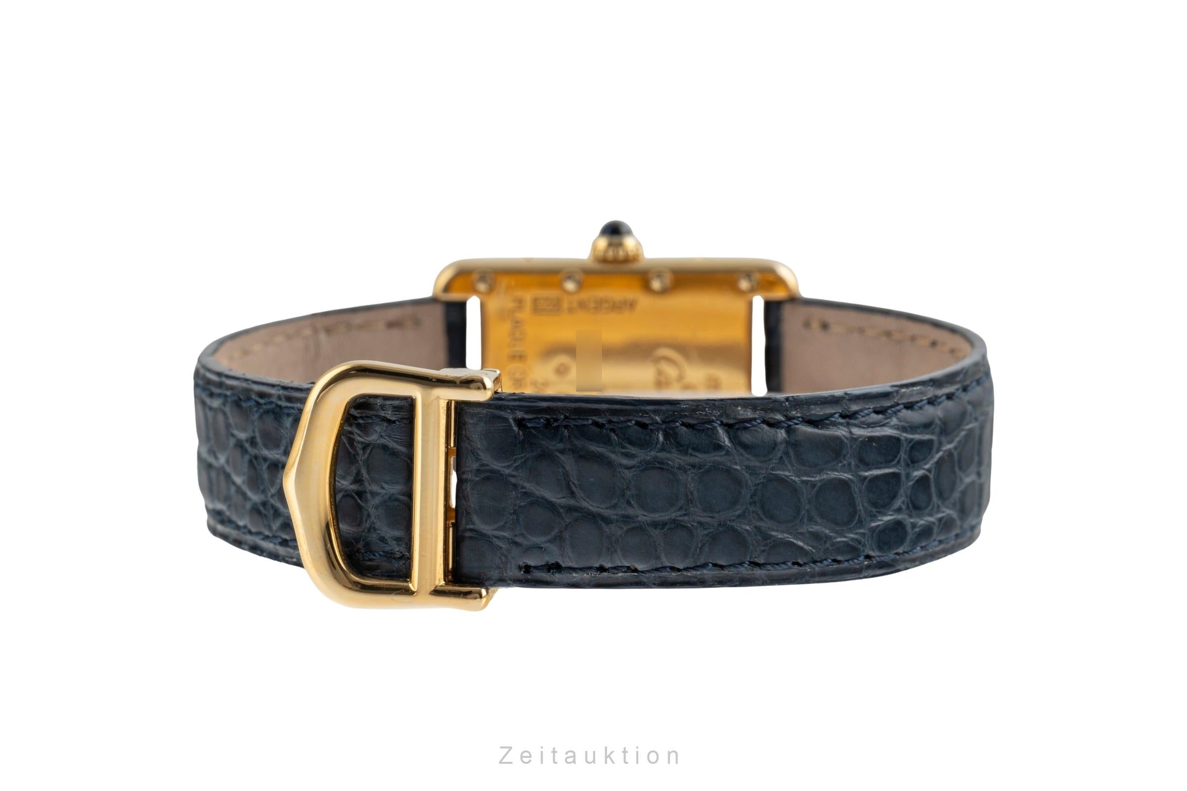 Cartier Tank argent doré quartz montre pour femmes W1013854  [2504077]