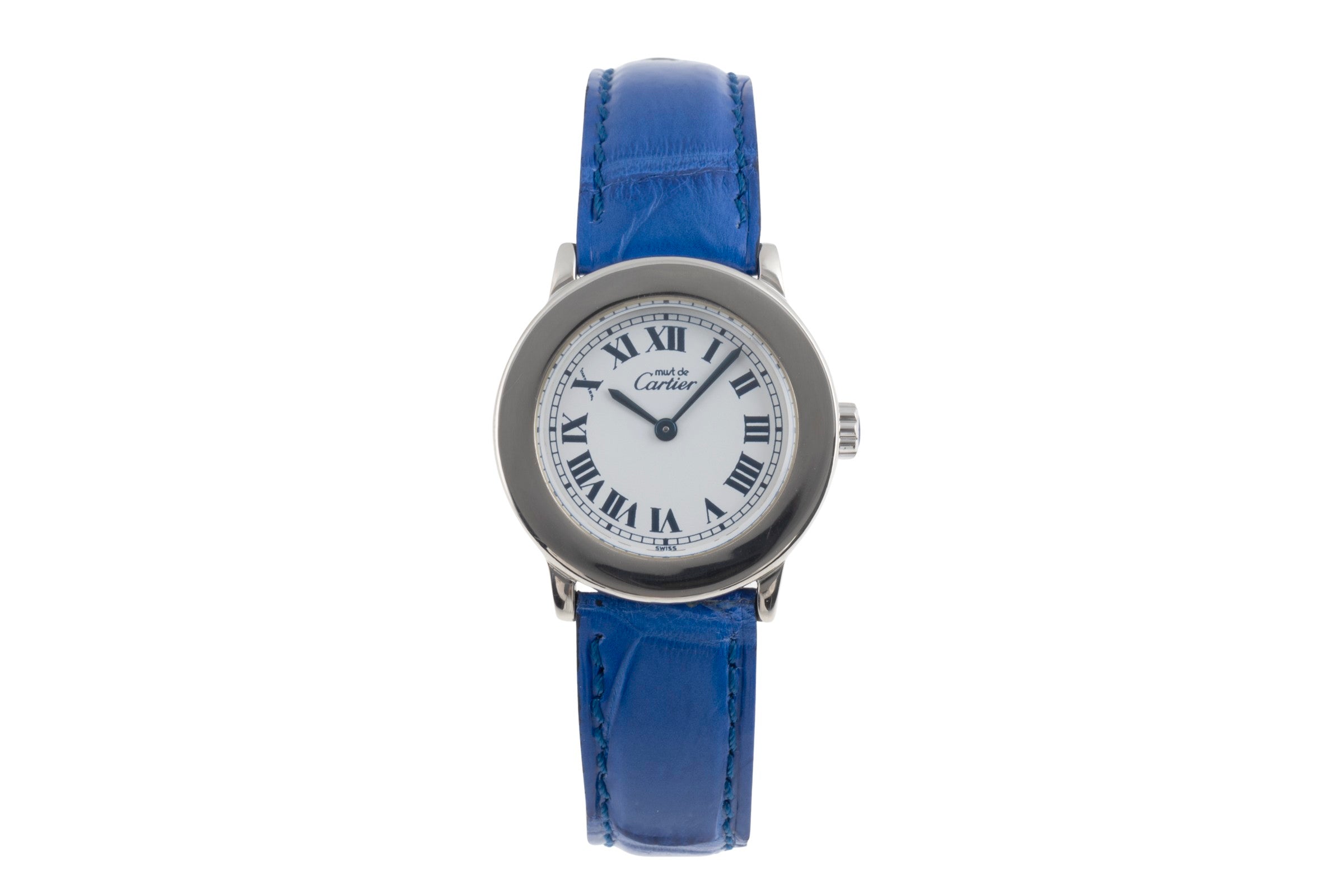Cartier Ronde argent quartz montre pour femmes W1008643  [2504079]