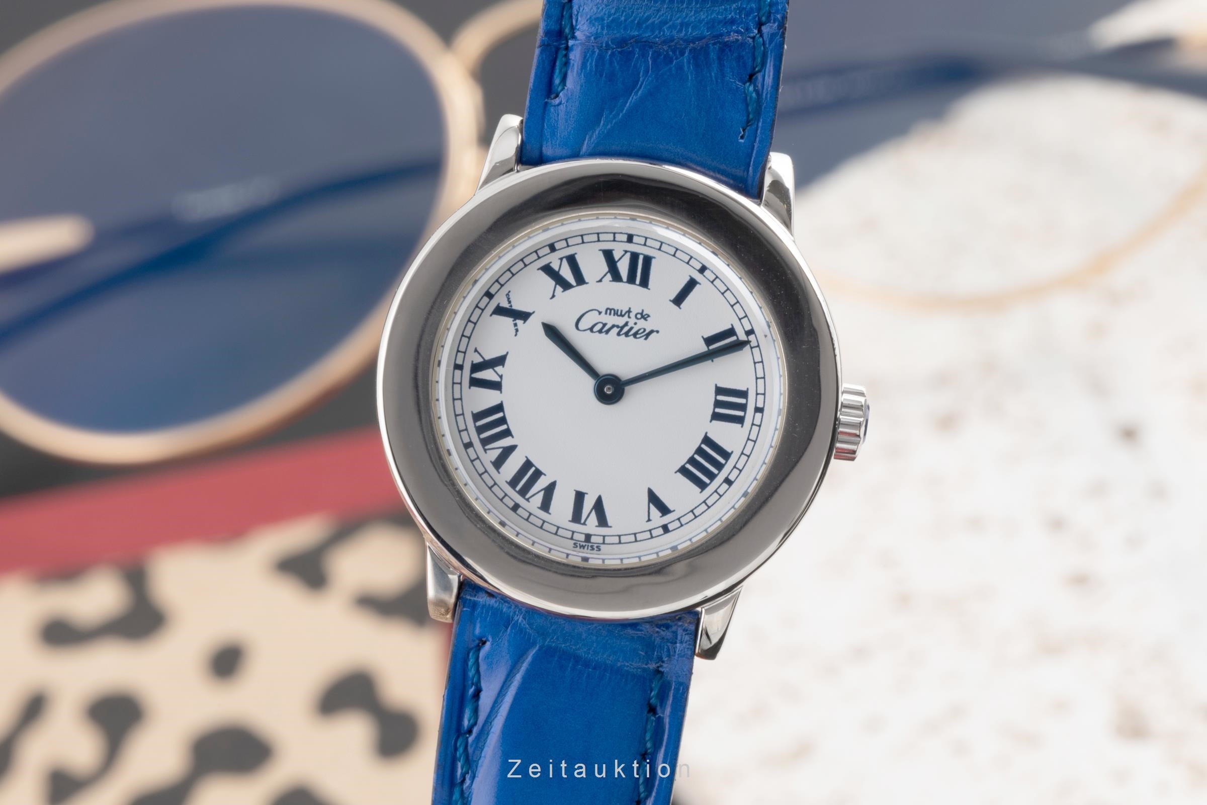 Cartier Ronde argent quartz montre pour femmes W1008643  [2504079]