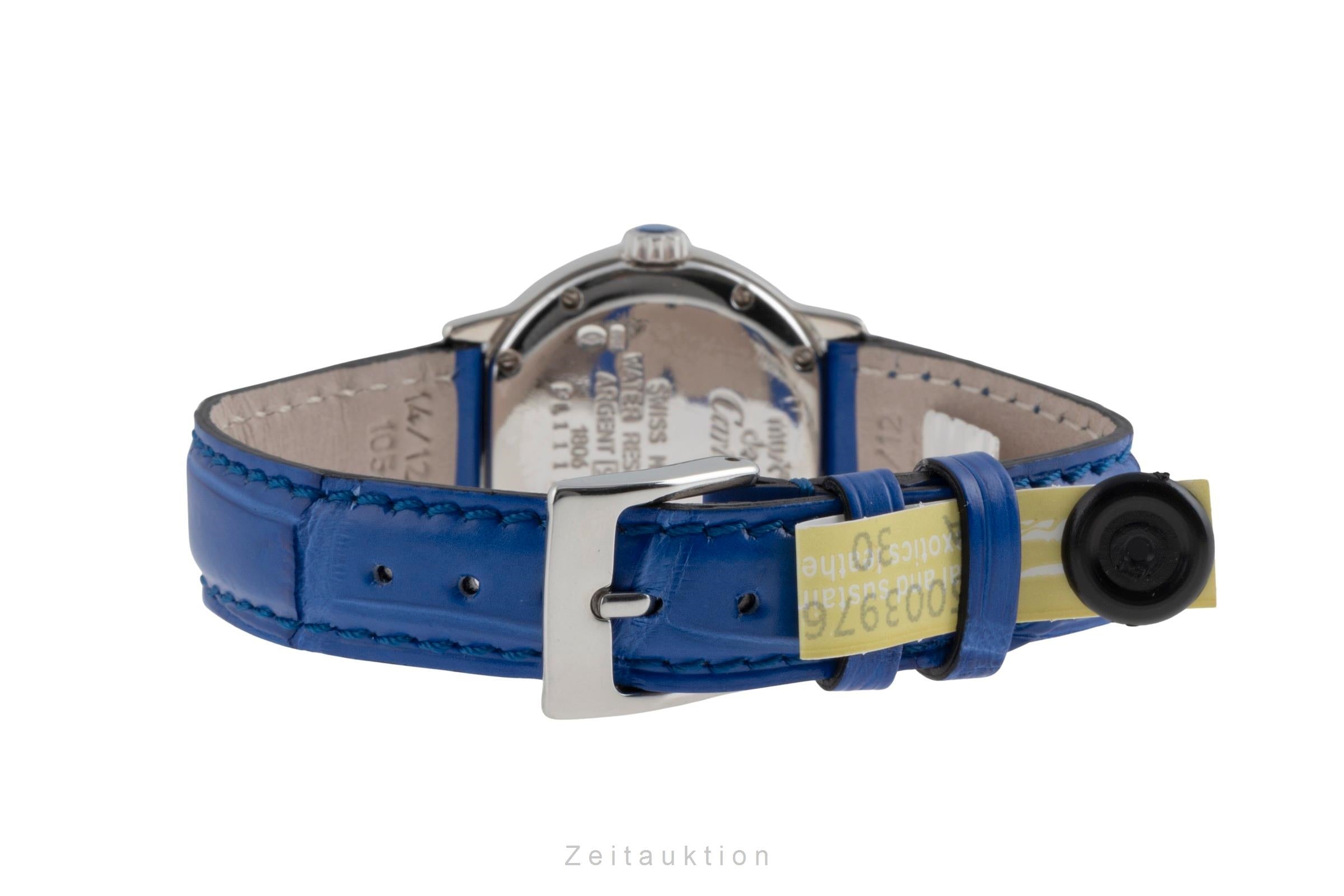 Cartier must de Cartier SM Ronde 925 Silber Quarz Damenuhr Ref. W1008643 1806 [2504079]