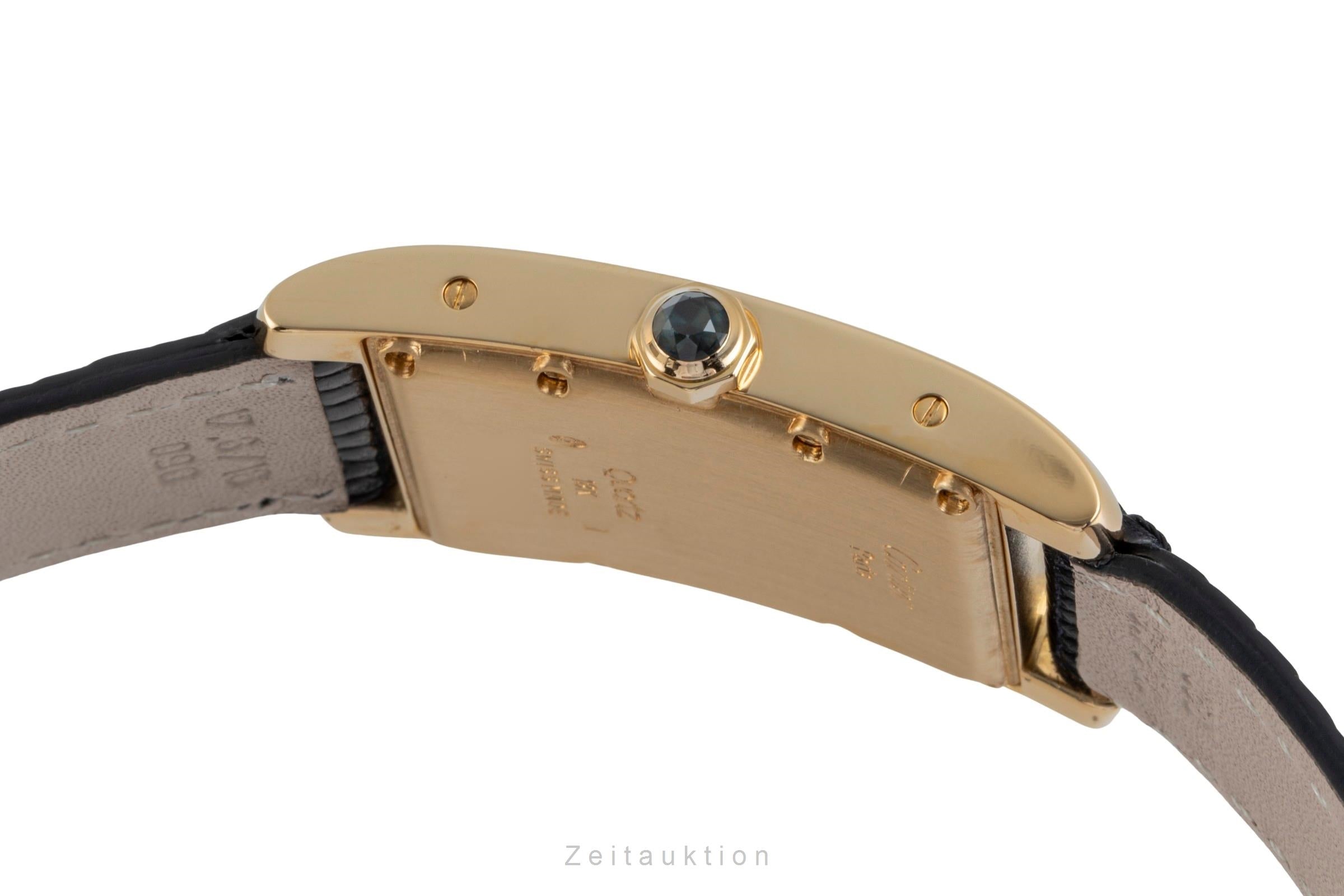 Cartier Tank Américaine or 18 ct quartz montre pour hommes 8012905  [2504080]