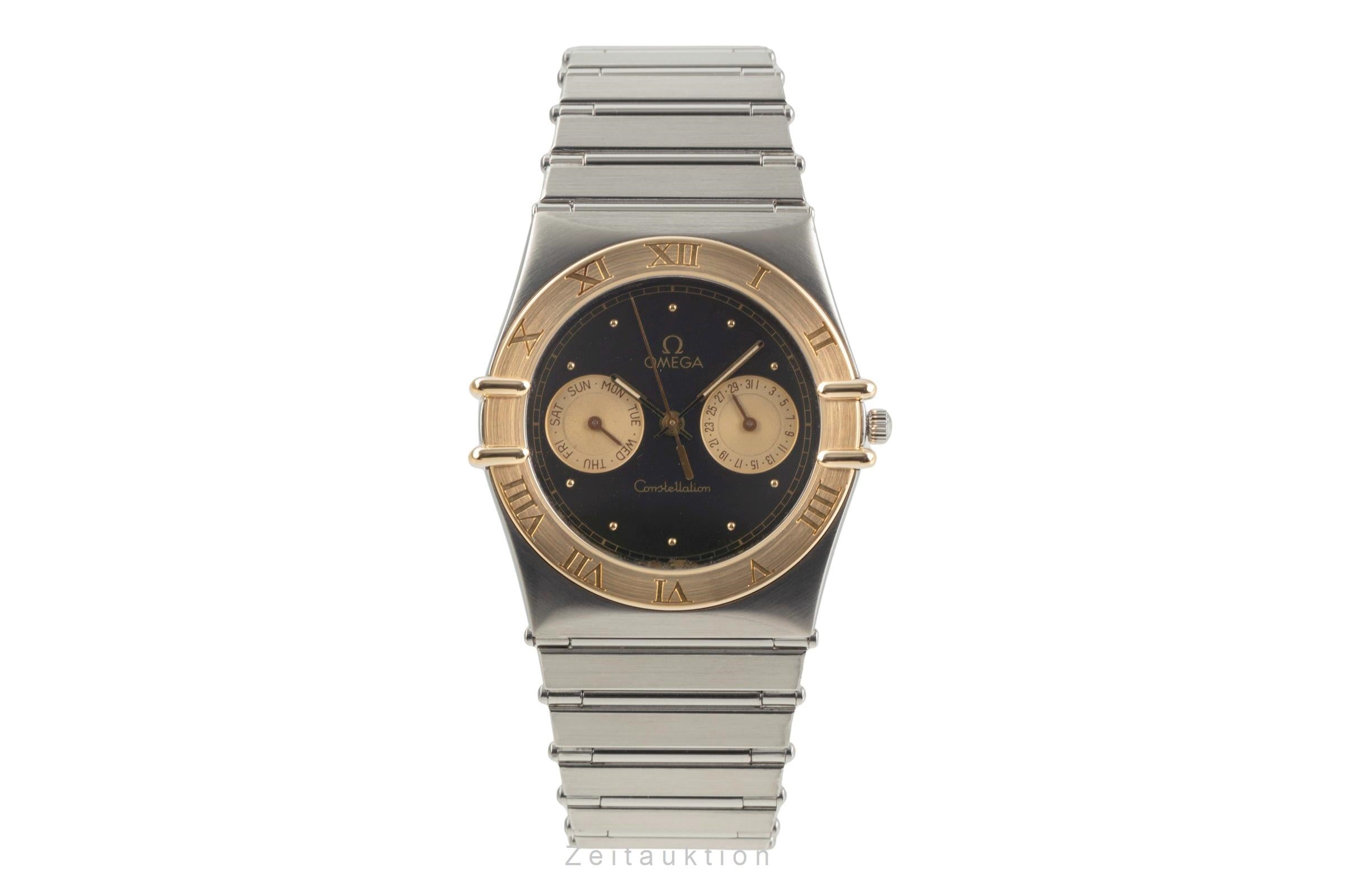 Omega Constellation acier / or  quartz montre pour hommes 396.1069  [2504081]