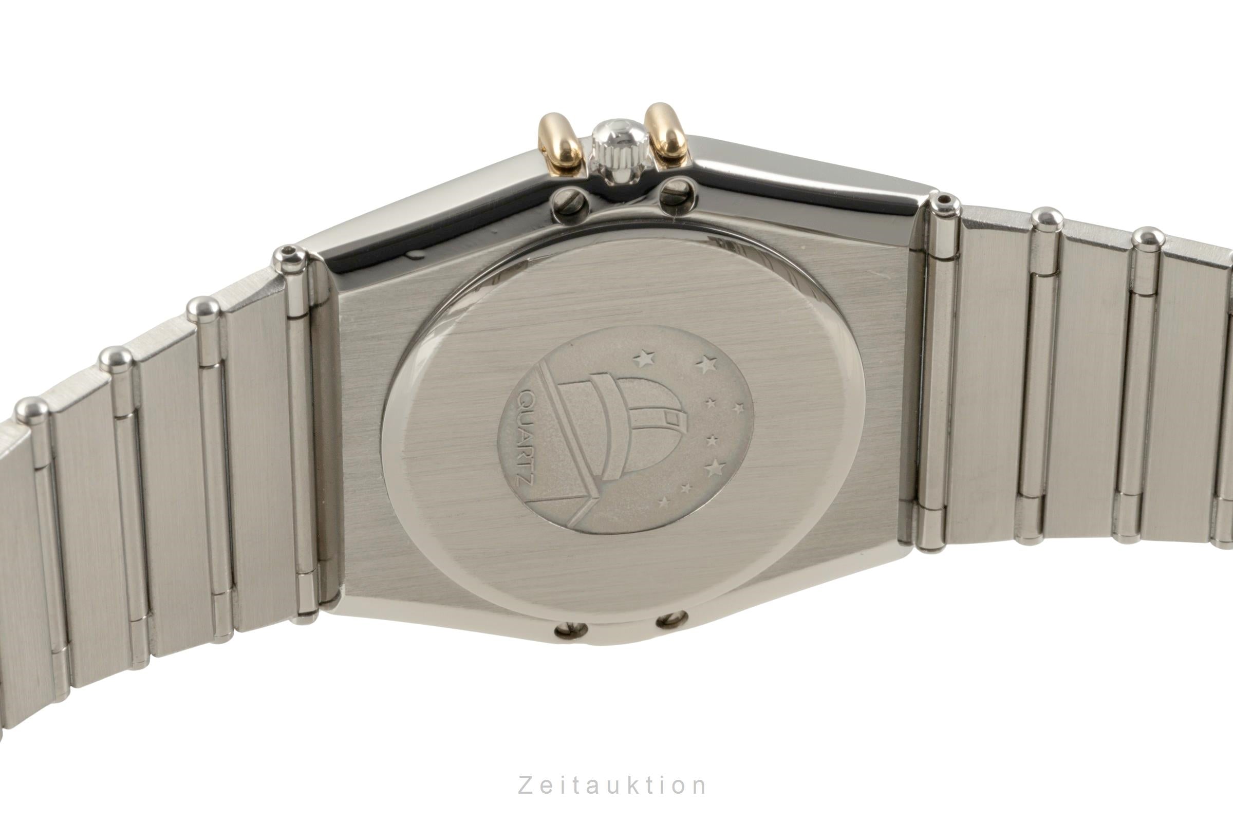 Omega Constellation acier / or  quartz montre pour hommes 396.1069  [2504081]
