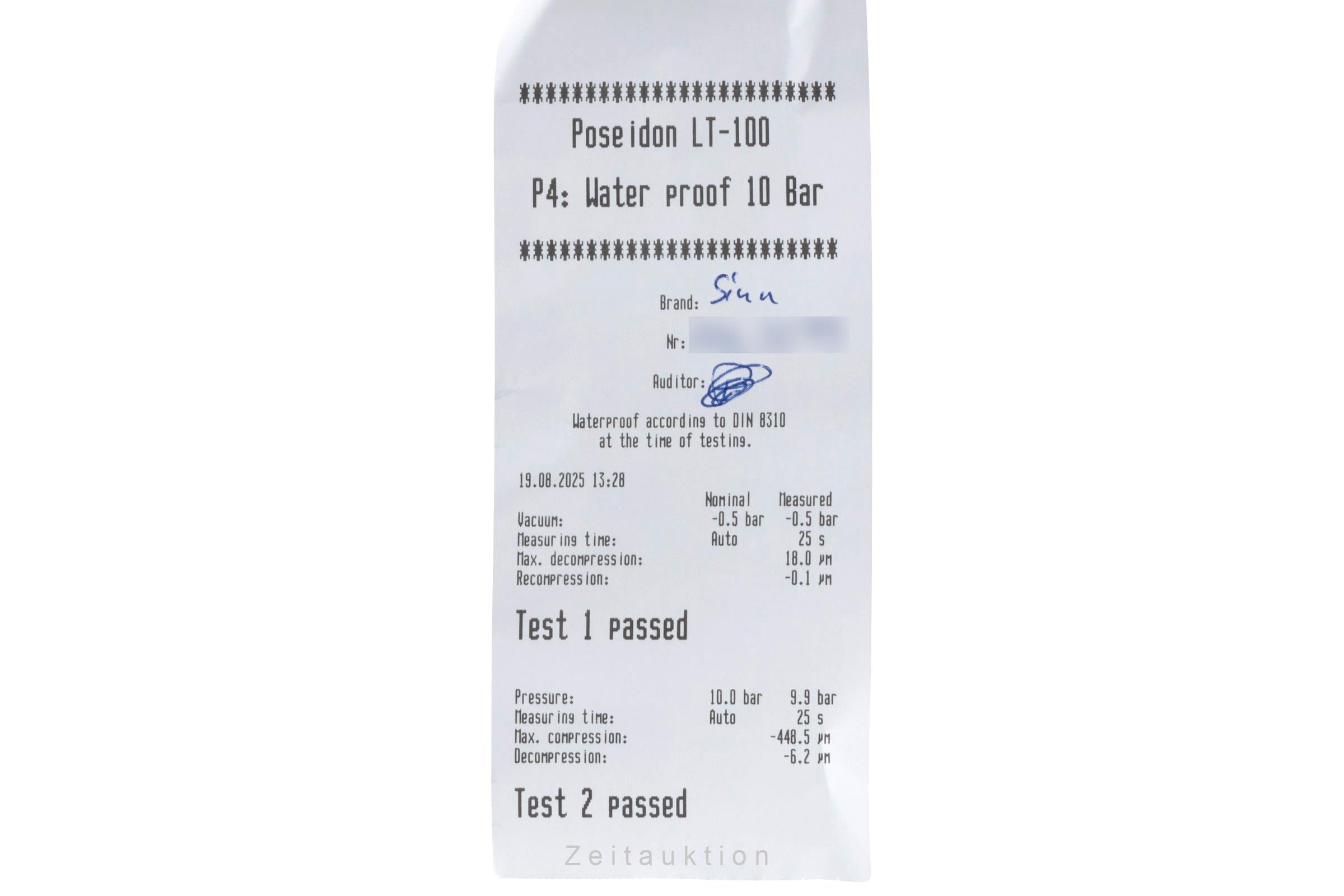 Sinn 256 chronographe acier automatique montre pour hommes 256.010  [2504082]